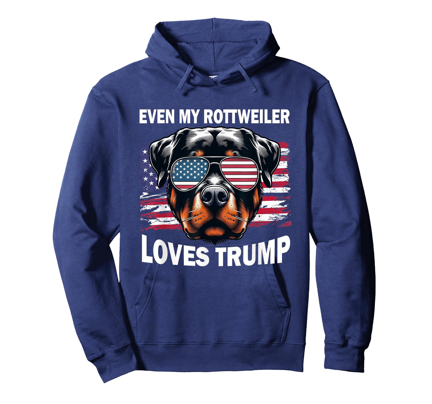Even My Rottweiler Loves Trump, Trump Supporter Dog Lover T-Shirt