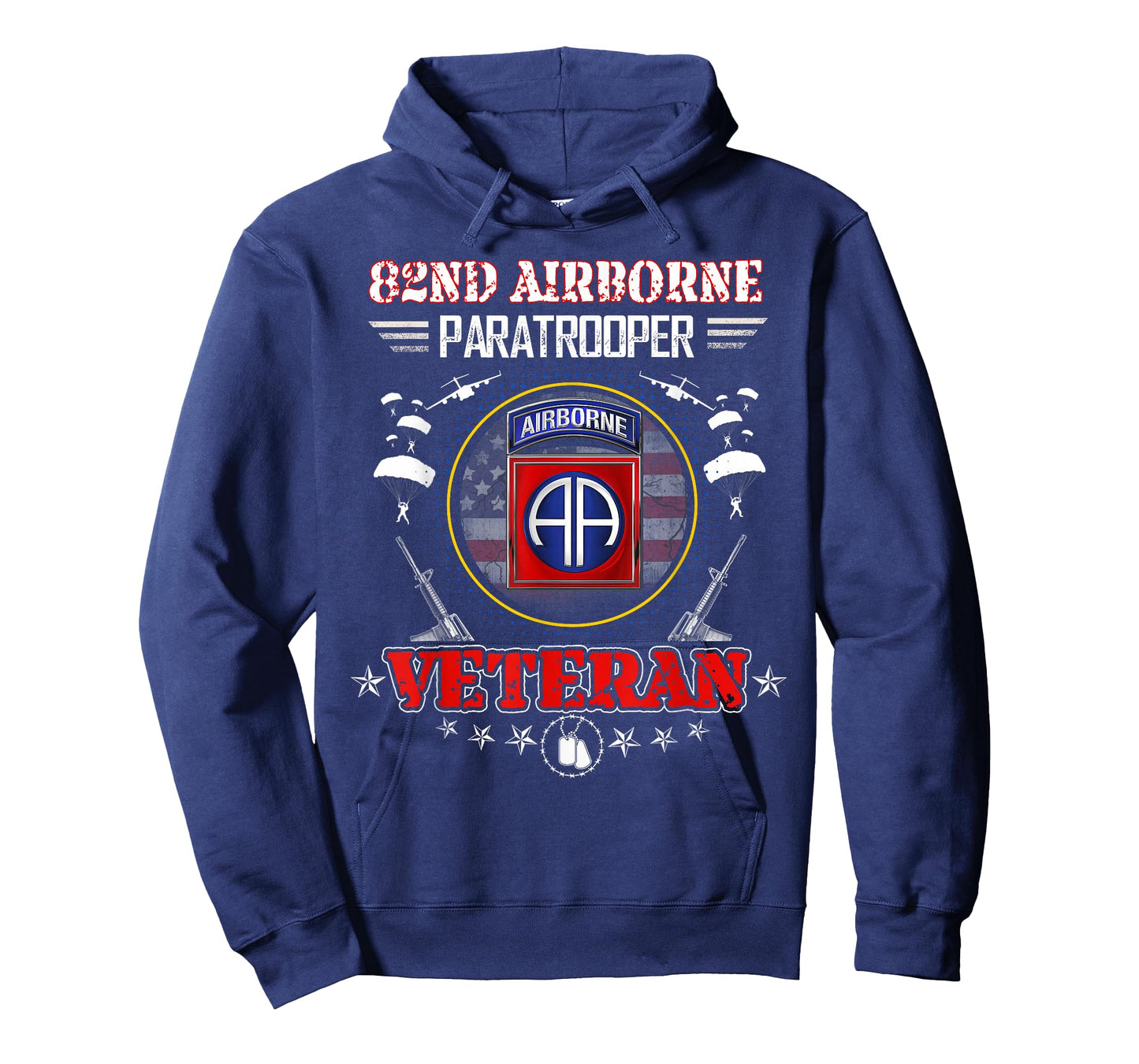 82nd Airborne Paratrooper Veteran Vintage T-shirt Mens T-Shirt