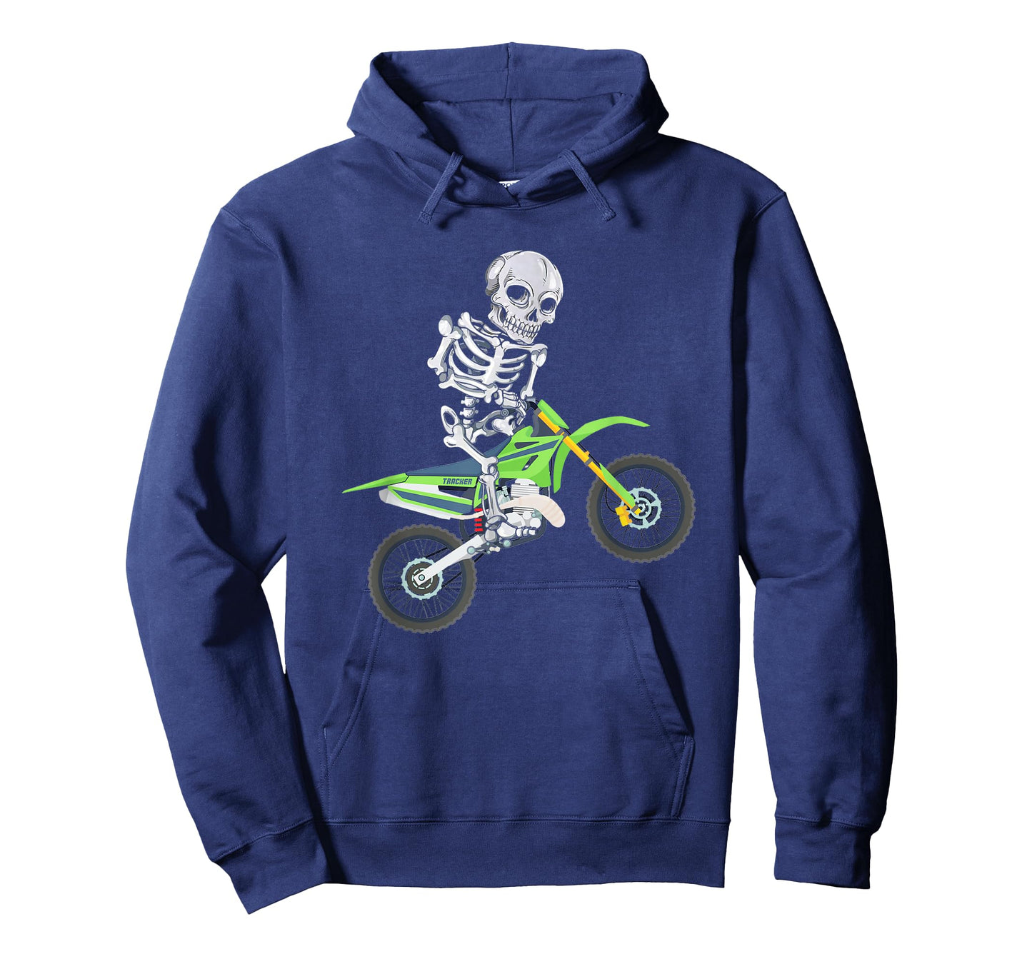 Skeleton Dirt Bike Shirt Motocross Biker Halloween