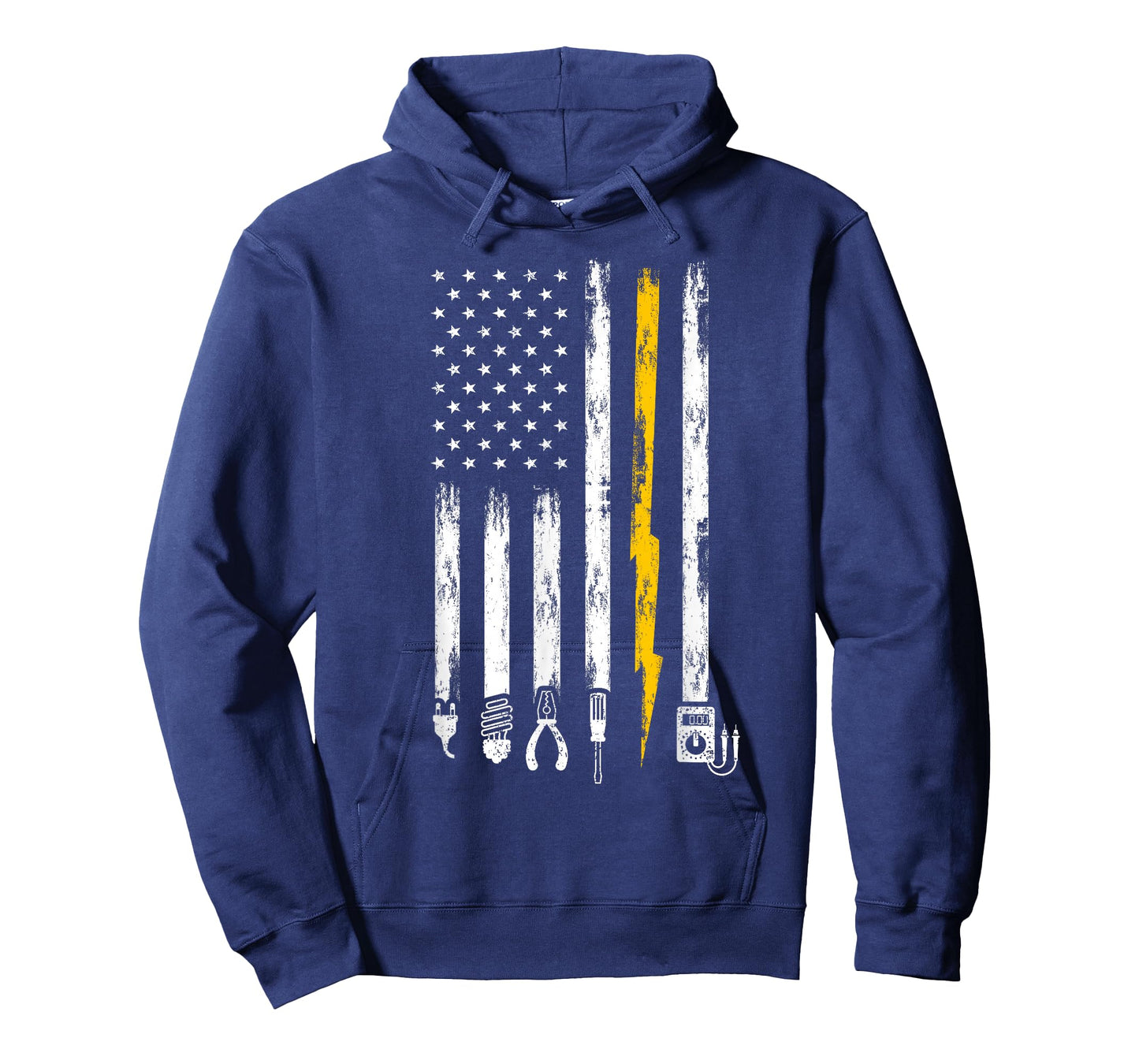 Electrician US Flag Tools for Electricians T-Shirt