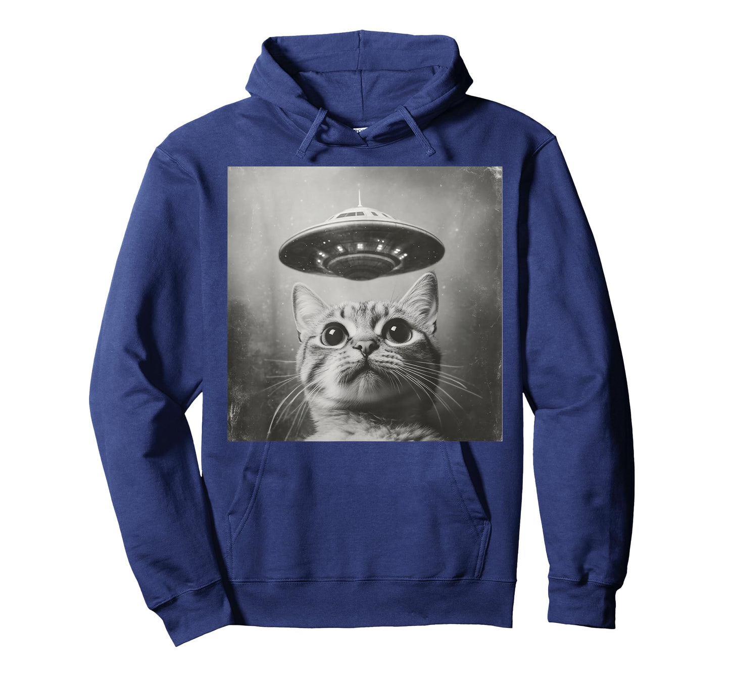 Cat Selfie With Alien UFO Funny Cat T-Shirt