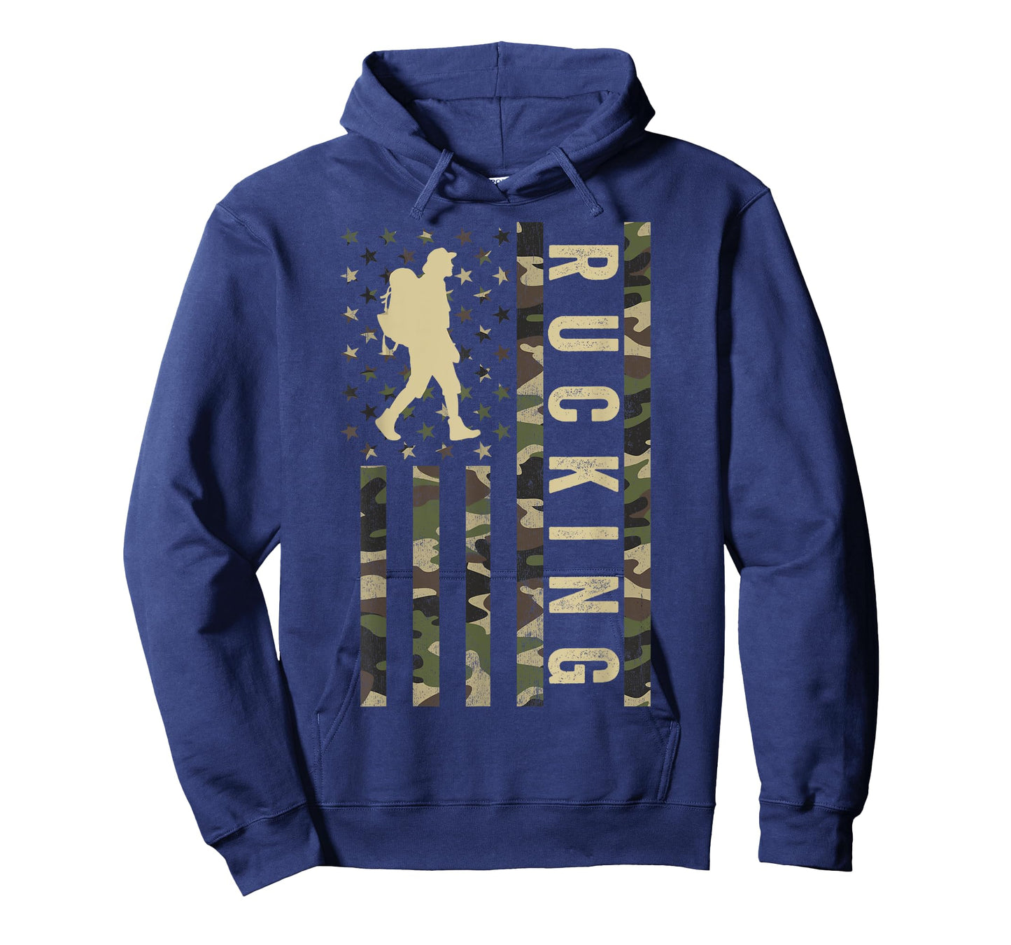 Rucking American Flag, Tactical Fitness, Patriotic Rucking T-Shirt