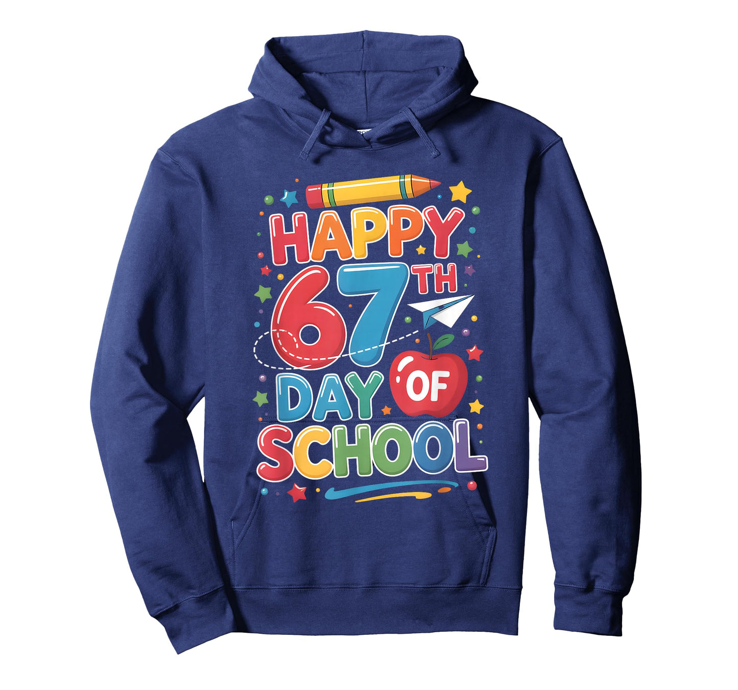 Happy 67 Days of School Teachers Students Six Seven T-Shirt