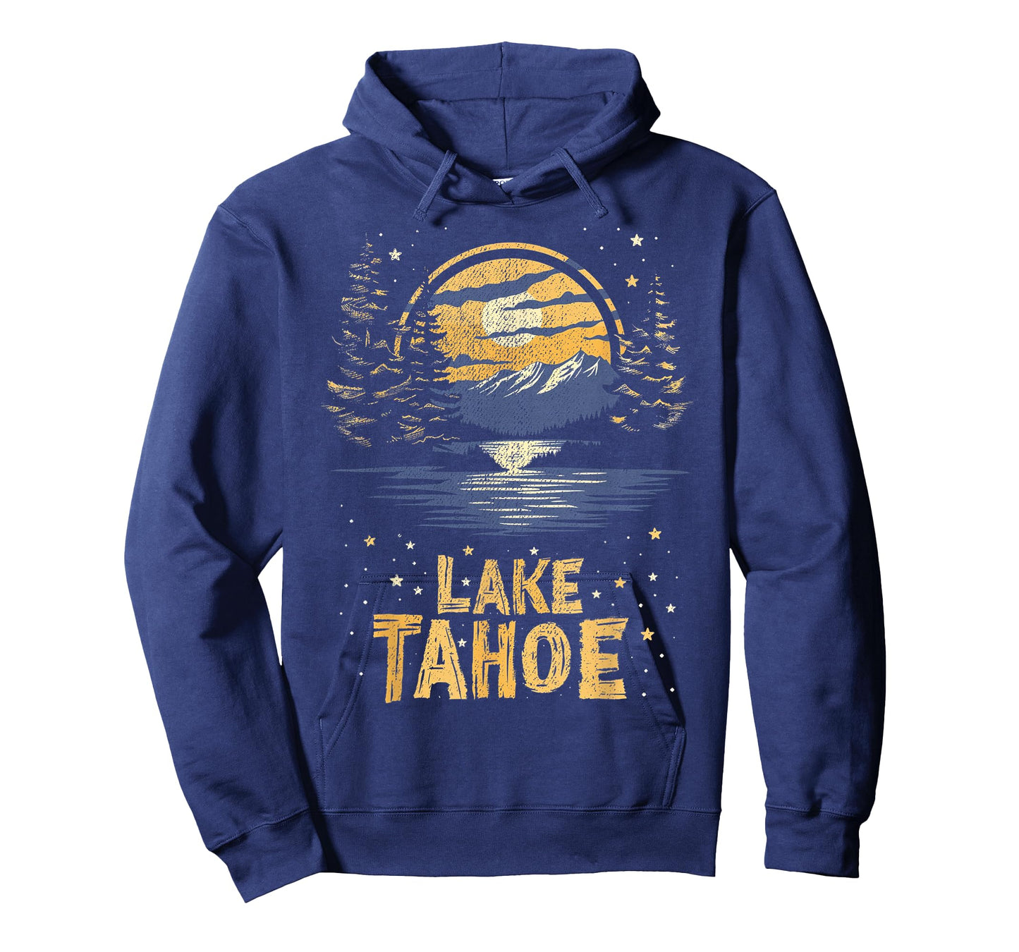 Lake Tahoe -California Mountain Vintage Men Women Kids Retro T-Shirt