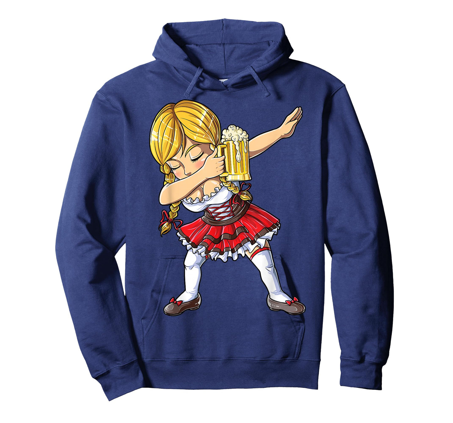 Dabbing German Girl T Shirt Oktoberfest Women Dirndl Beer T-Shirt