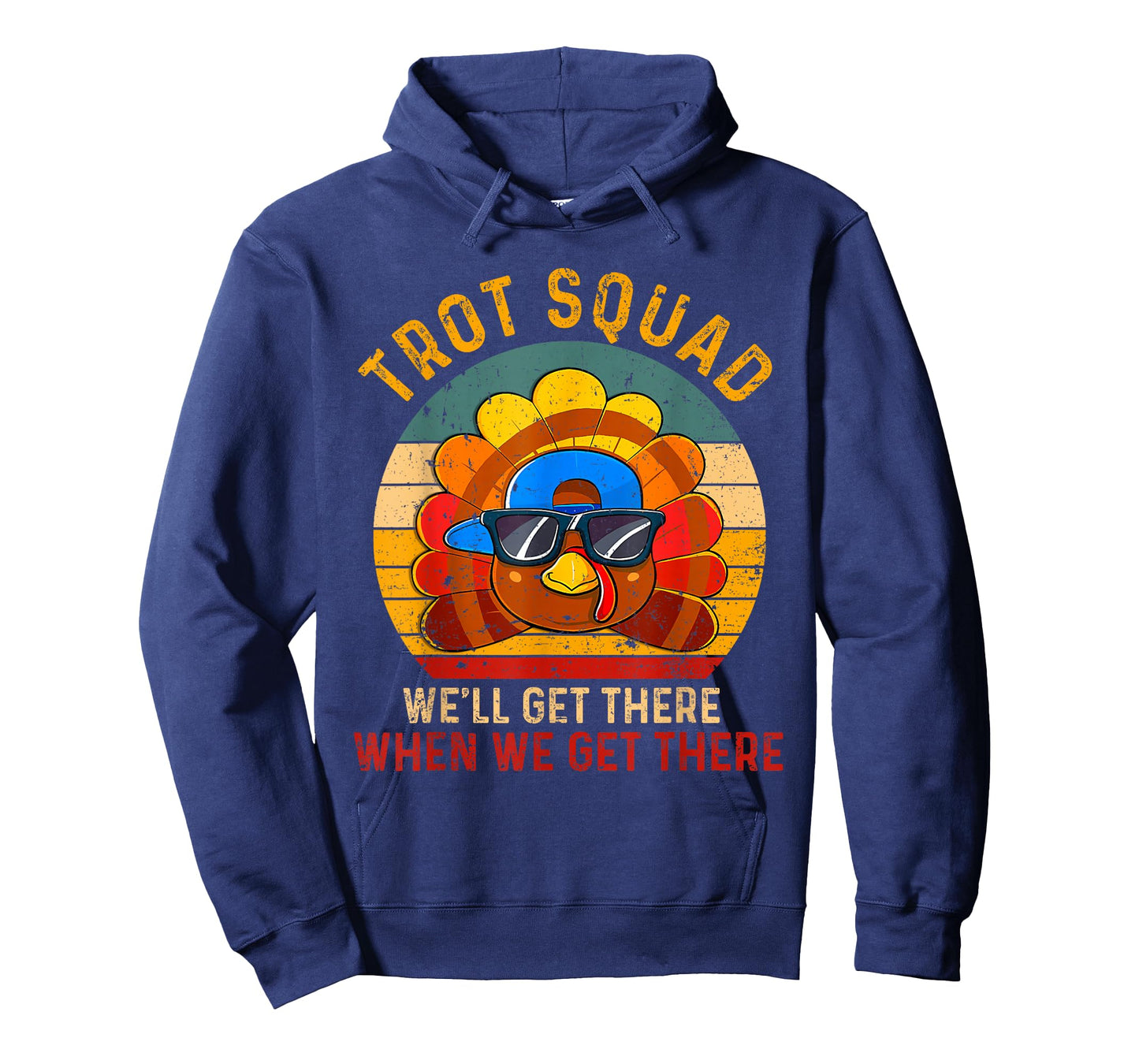 Turkey Trot Squad Funny Thanksgiving Running Costume Boy Men T-Shirt