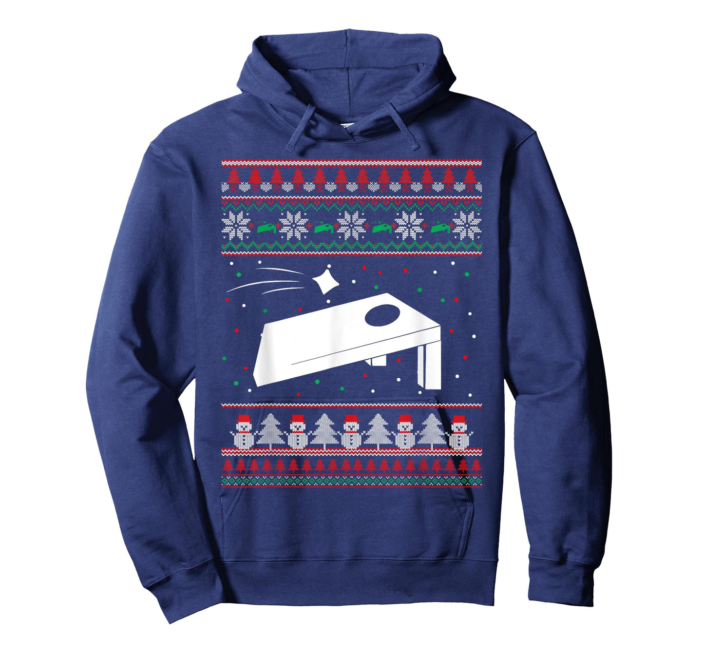 Cornhole Ugly Christmas Sweater Pajama Gifts For Men Women T-Shirt