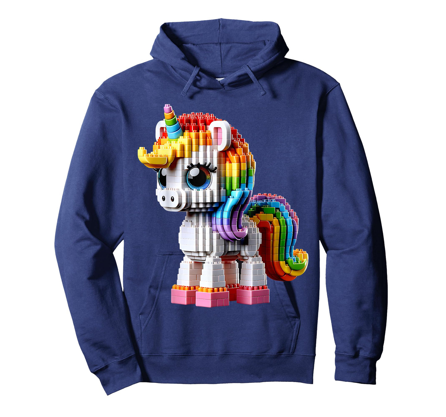 Unicorn Master Builder Bricks Art Block Building Girls T-Shirt