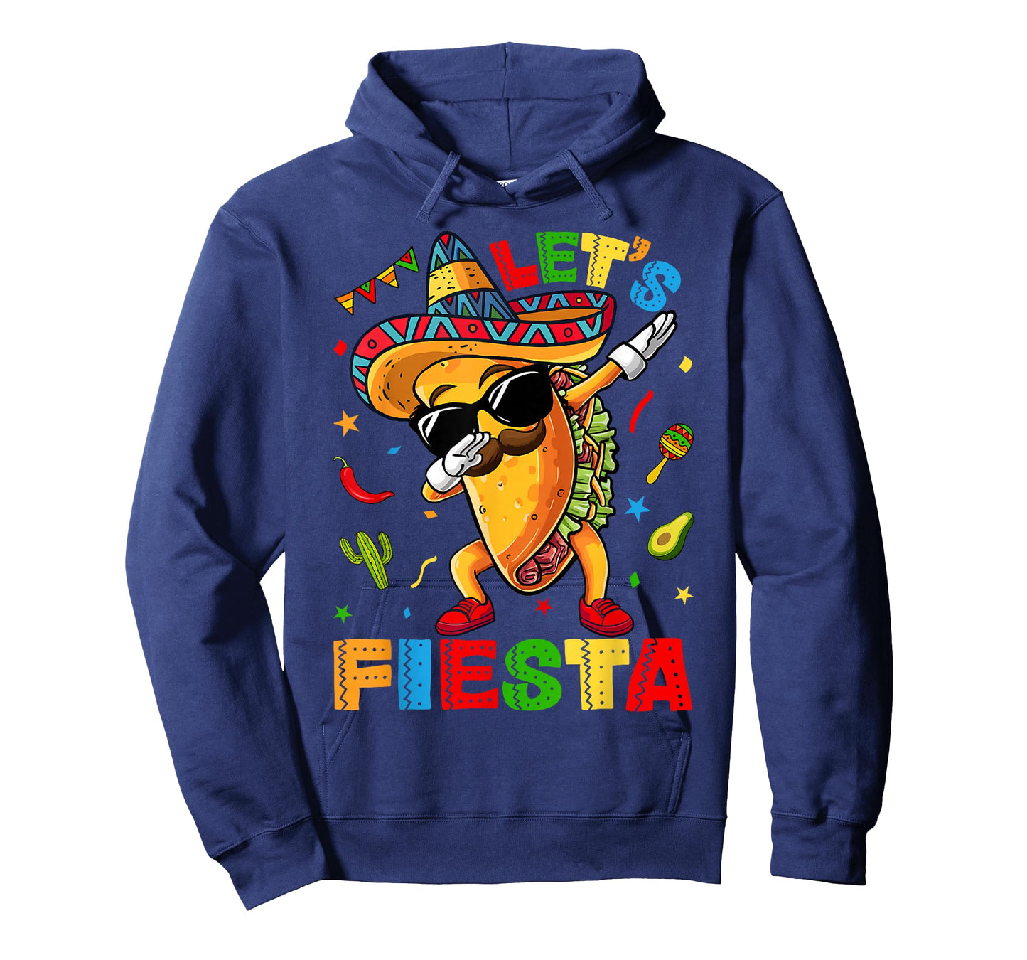 Let's Fiesta Tacos Dabbing Cinco De Mayo Mexican Dab Boy Kid T-Shirt