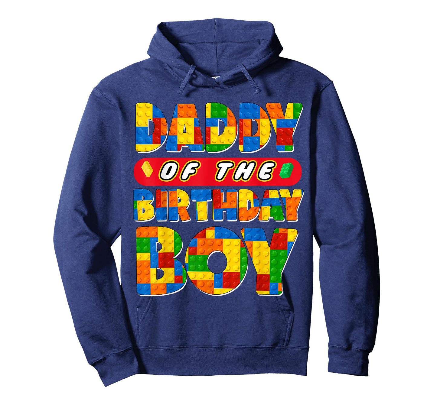 Dad And Mom Daddy Birthday Boy Building Bricks Family Party T-Shirt