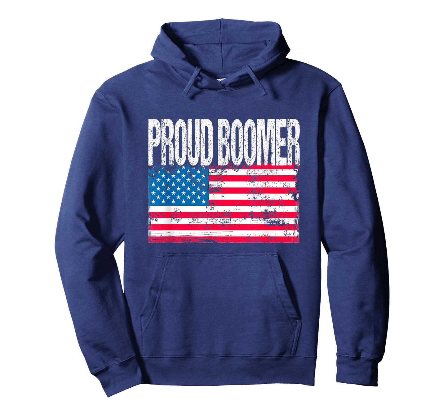 Vintage Patriotic US Flag - Proud Boomer - Baby Boomer T-Shirt