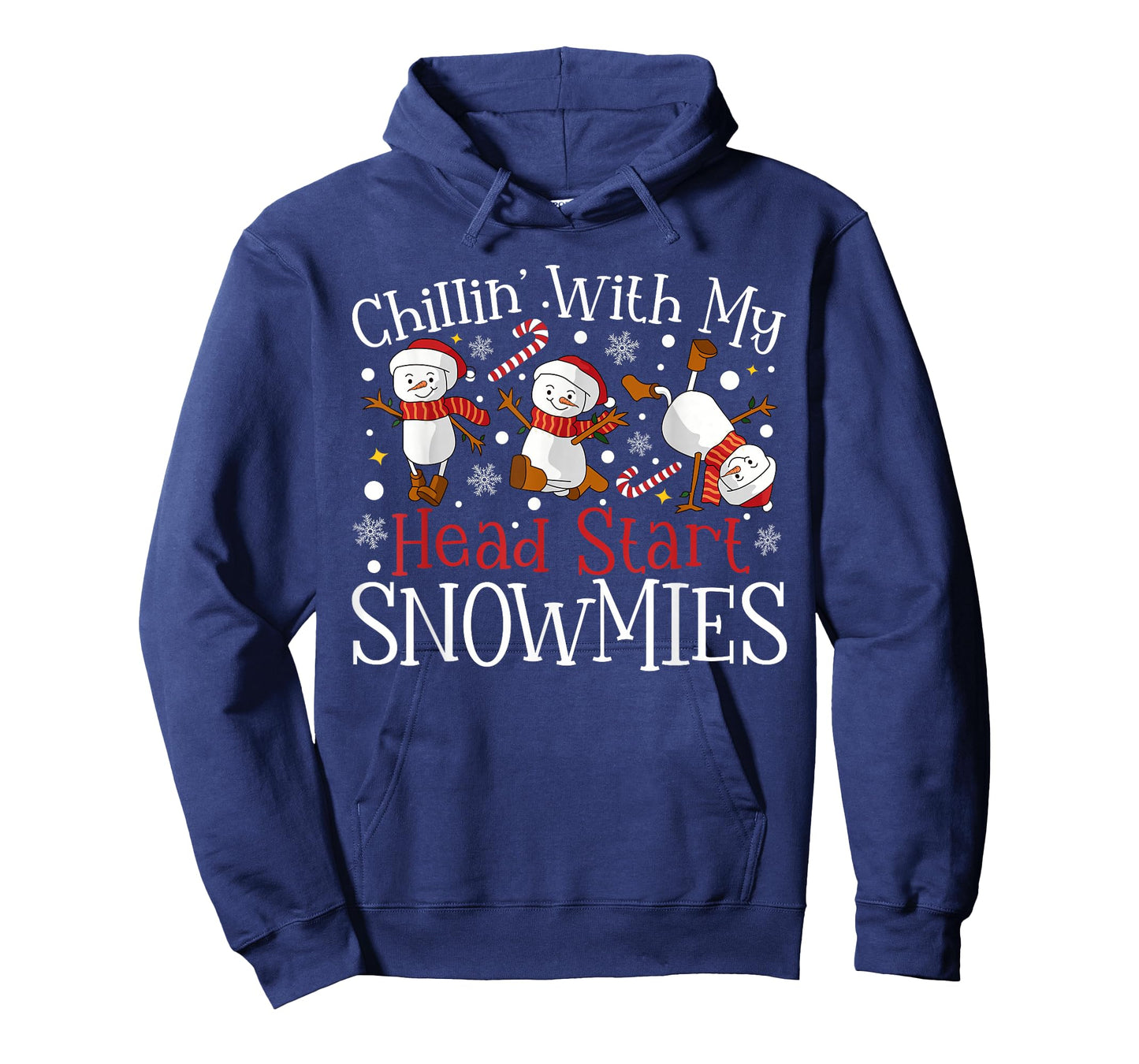 Chillin' With My Head Start Snowmies Teacher Christmas Kids T-Shirt
