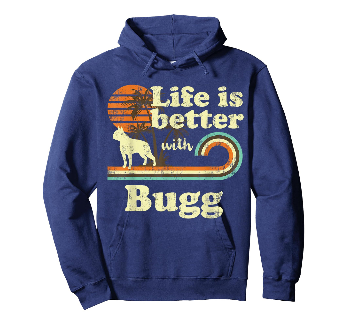 Life Better Bugg Vintage Dog Mom Dad T-Shirt