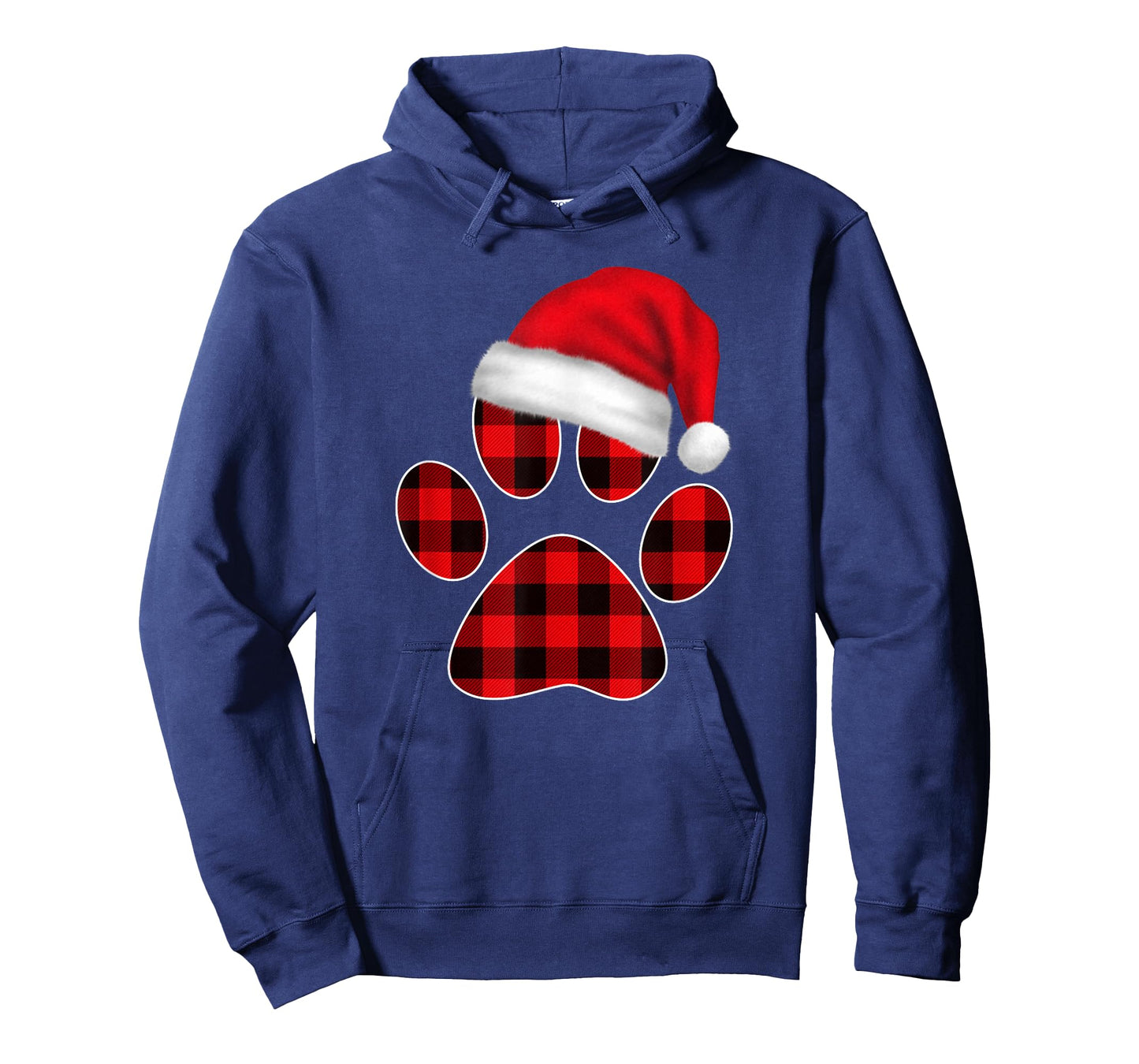 Christmas Pajama Women Girls Christmas Gifts Plaid Paw T-Shirt