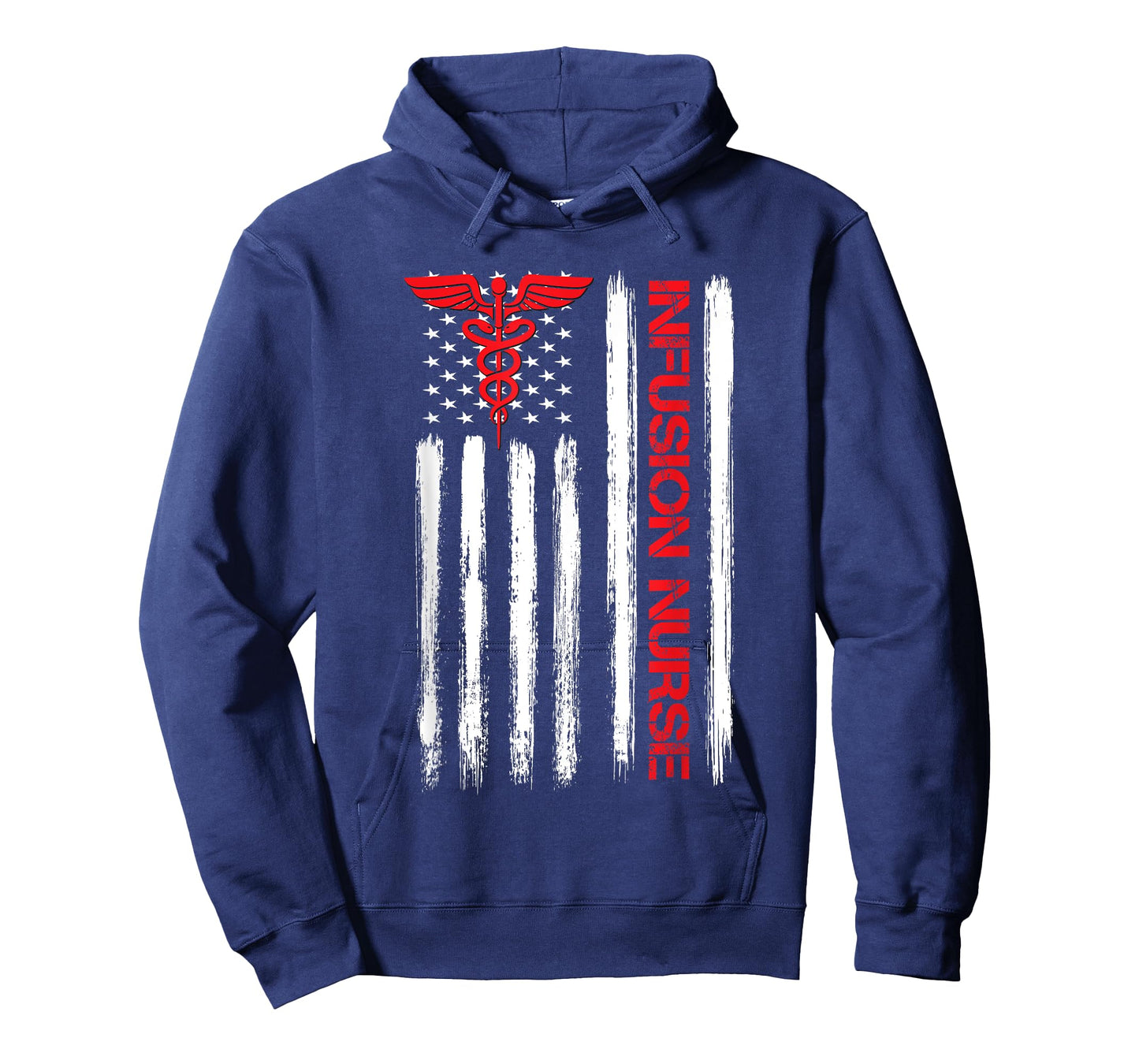 America Flag Infusion Nurse RN Chemotherapy Therapy Nurse T-Shirt