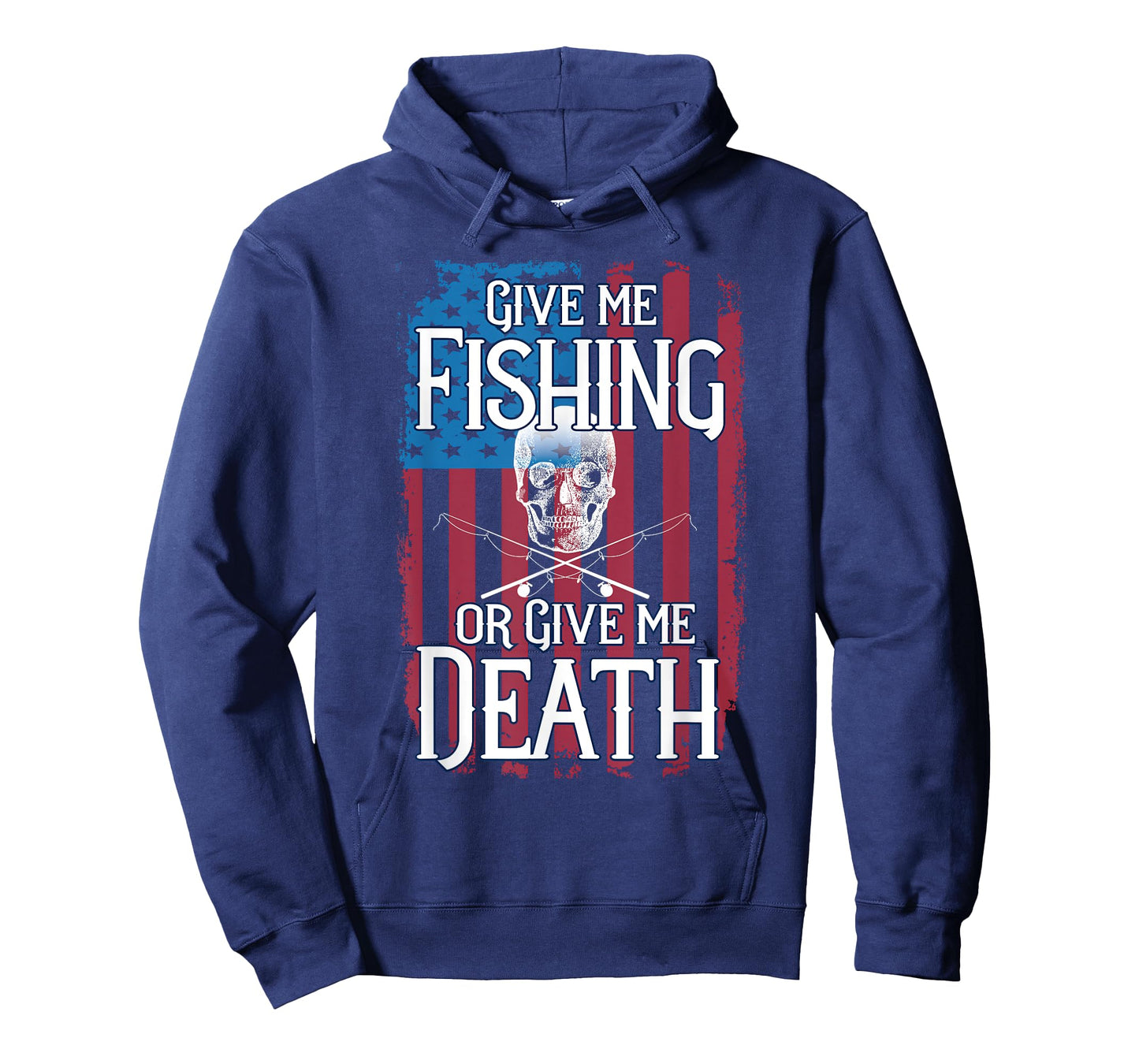 American Flag Fishing Tee Patriotic Or Give Me Death Gift
