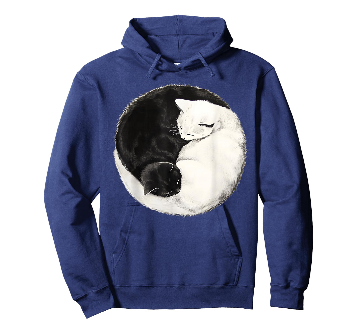 Yin Yang Cat Lover Cat Mom Men Women Kids Funny Cat T-Shirt