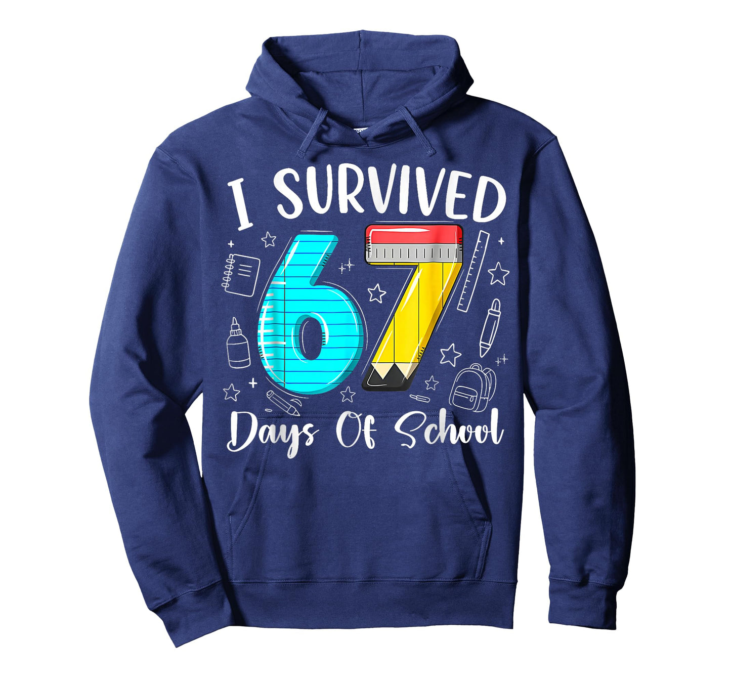 I Survived 67 Days of School Funny 67 Meme Teacher Student T-Shirt