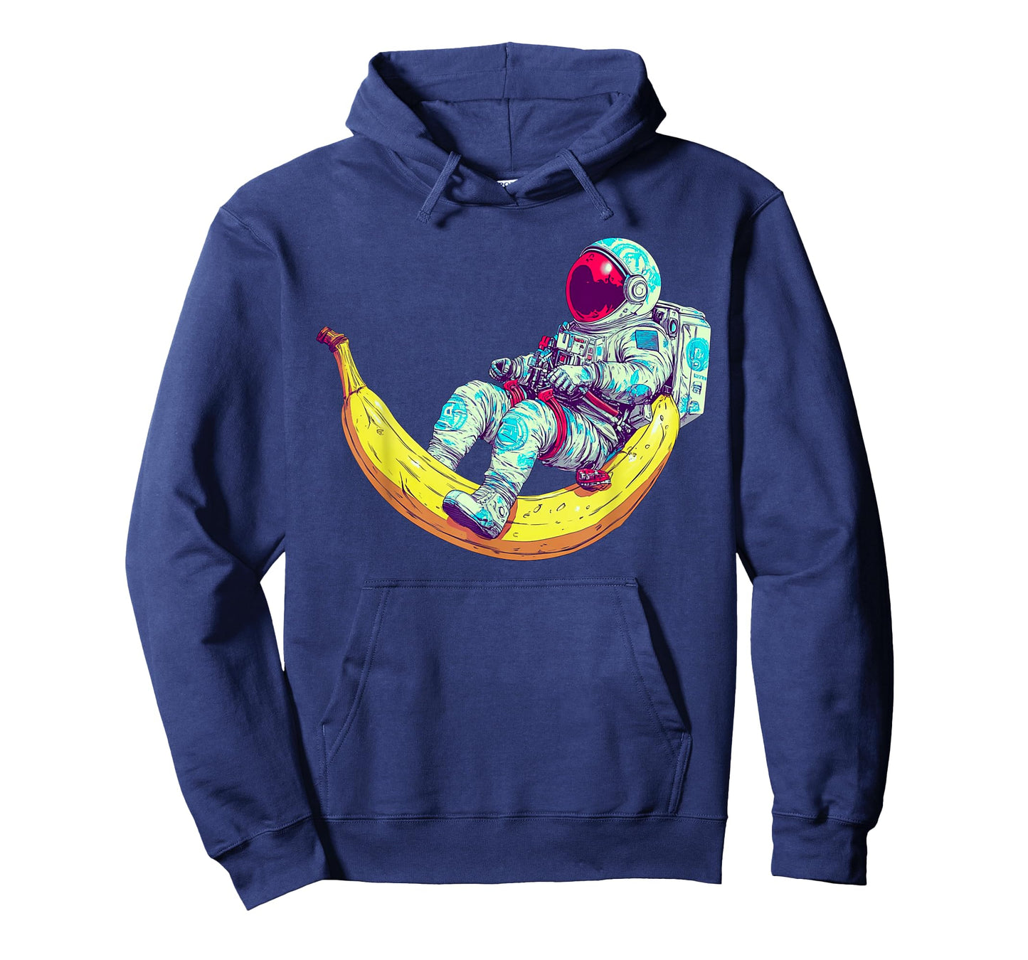 Vintage Sci-Fi Space Astronaut Riding a Banana in the Galaxy T-Shirt