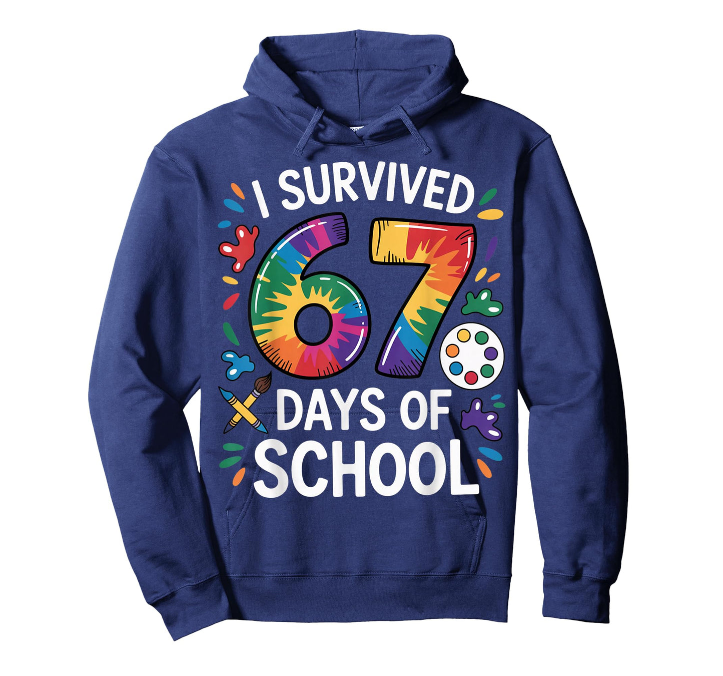 I Survived 67 Days of School Meme Women Teacher Student T-Shirt