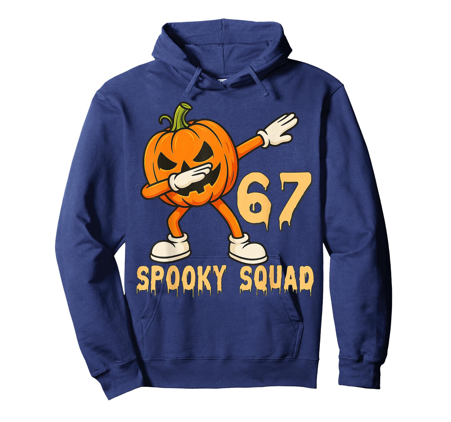 Spooky Squad Pumpkin 67 Halloween Meme 6 7 Numbers Six Seven T-Shirt