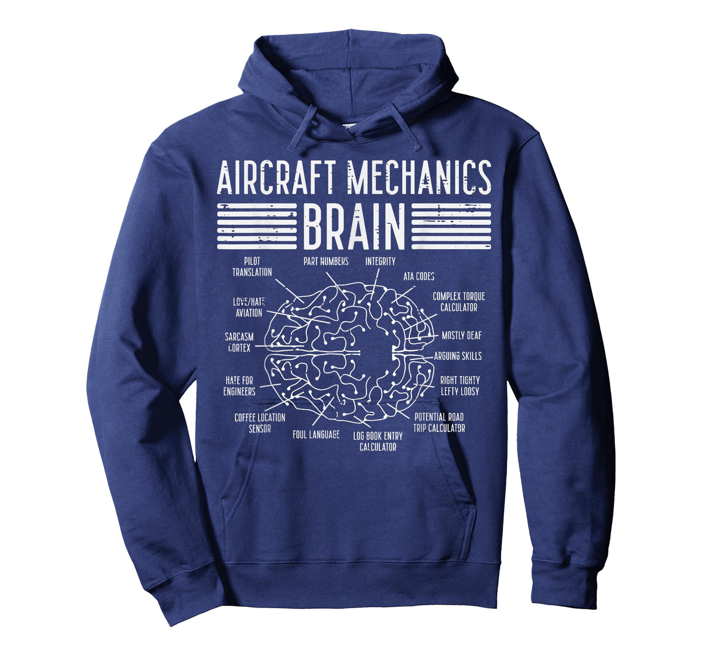 Aircraft Mechanics Brain Fun Airplane Maintenance Men Women T-Shirt