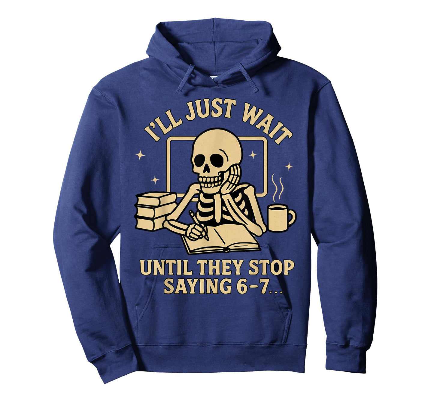 Funny 67 Teacher Skeleton School Class Women's Six Seven Gag T-Shirt