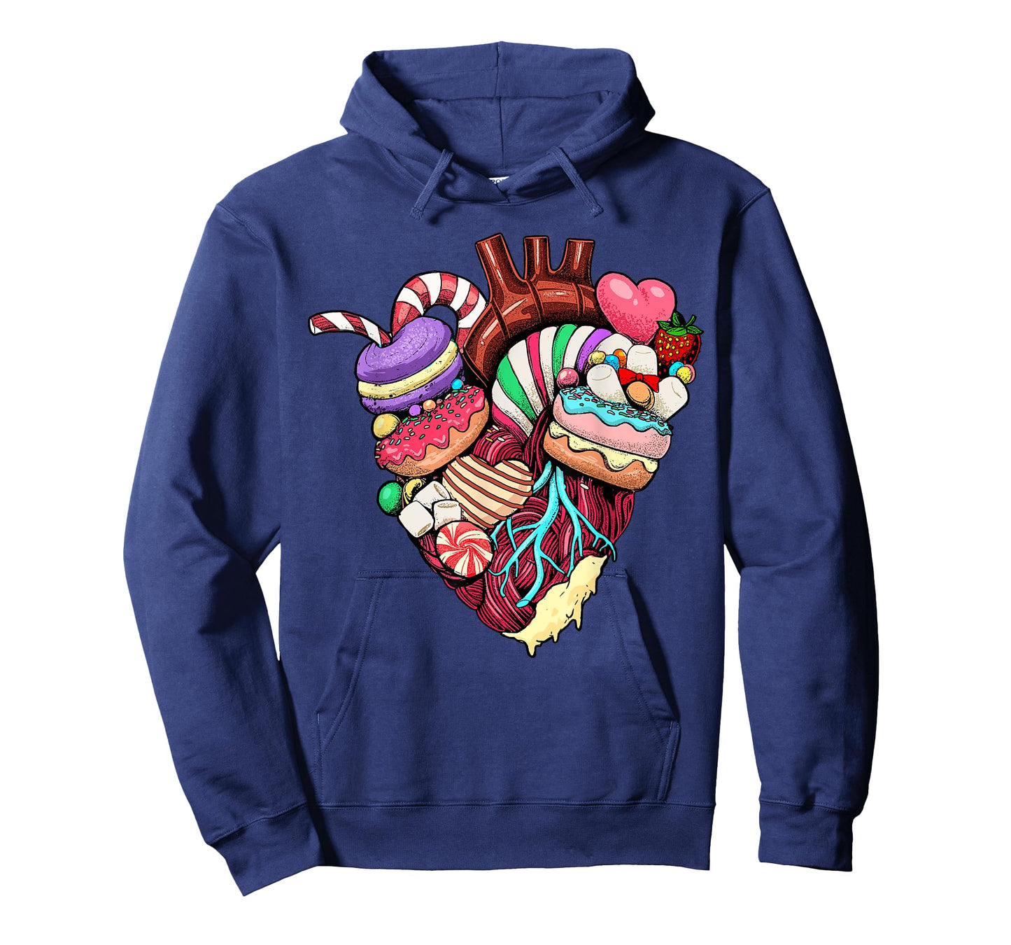 Anatomical Heart Shirt Sweet Candy Heart Cardiology Cardiac T-Shirt