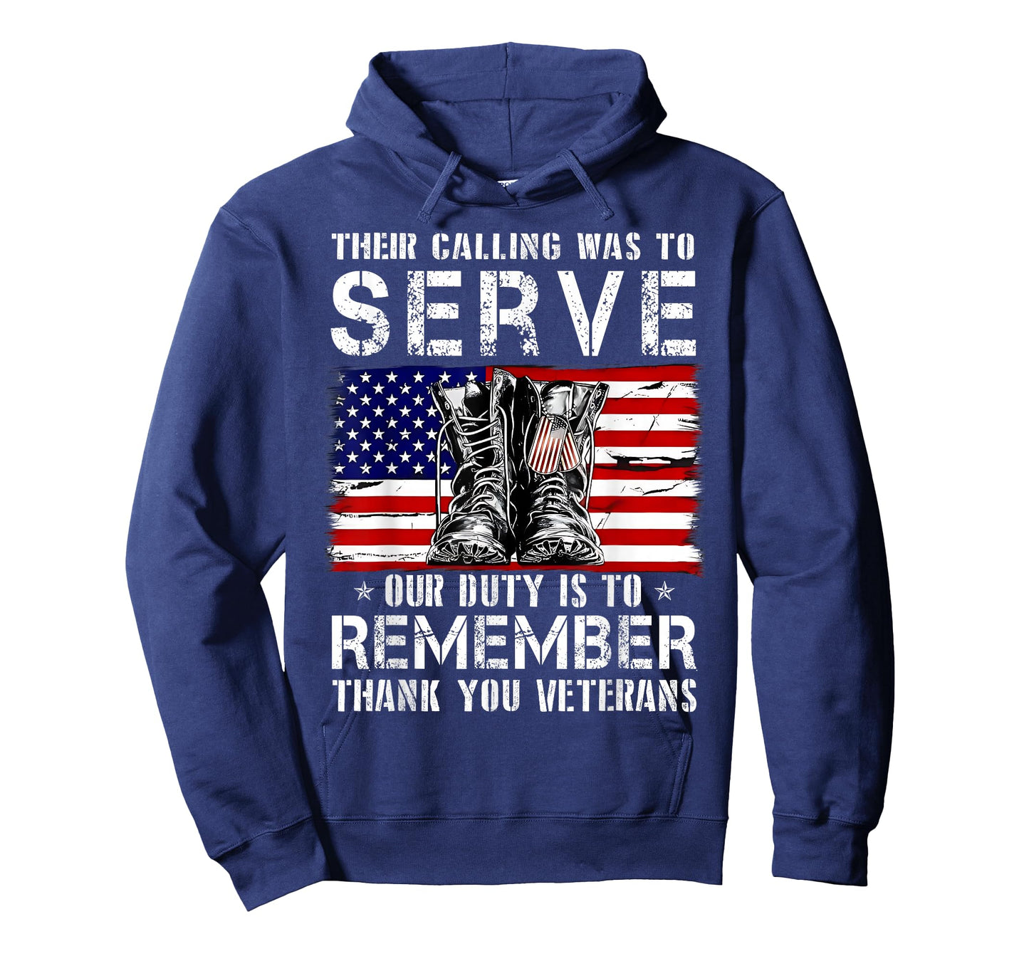 Patriotic American Flag Thank You Veterans Men Women Kids T-Shirt
