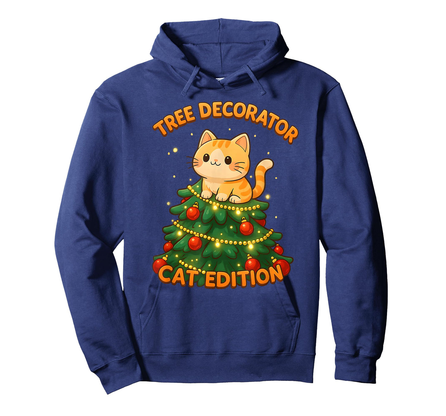 Tree Decorator Cat Edition Tee, Funny-Cat Christmas X-Mas T-Shirt