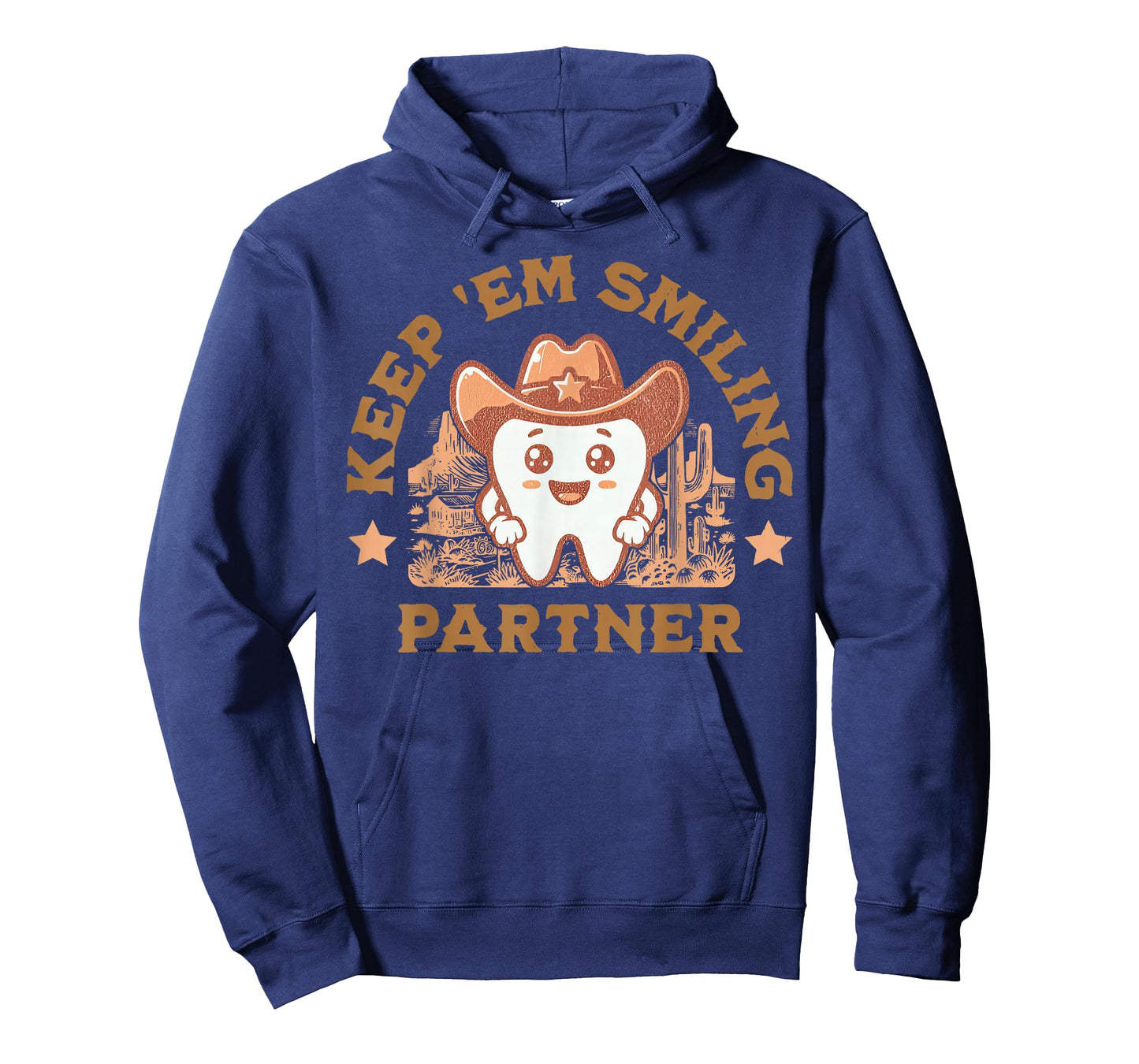 Cowboy Cowgirl Western Tooth Dental Squad Dentist Hygienist T-Shirt