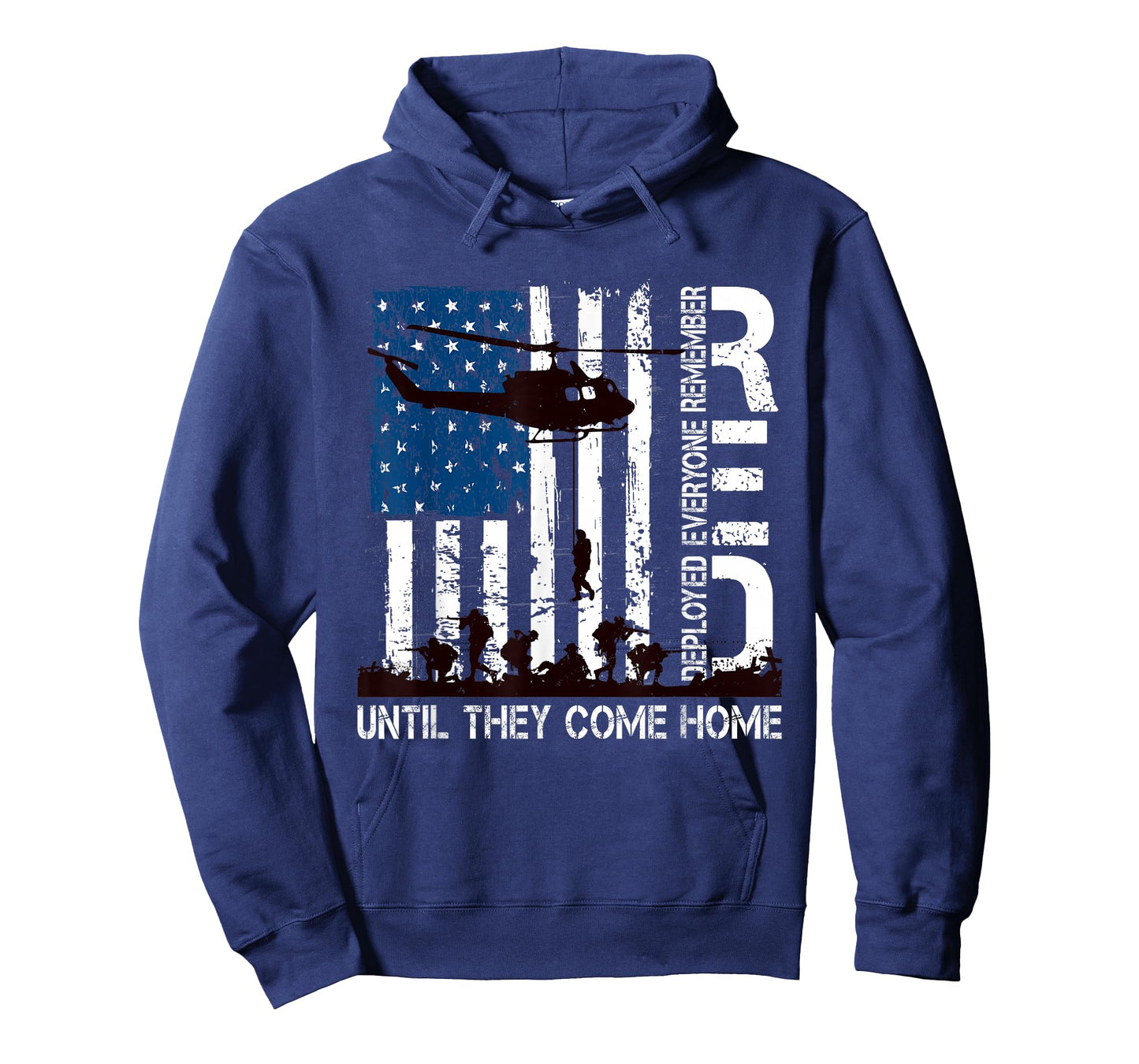 Red Friday Until They Come Home Distressed R.E.D. US Flag T-Shirt