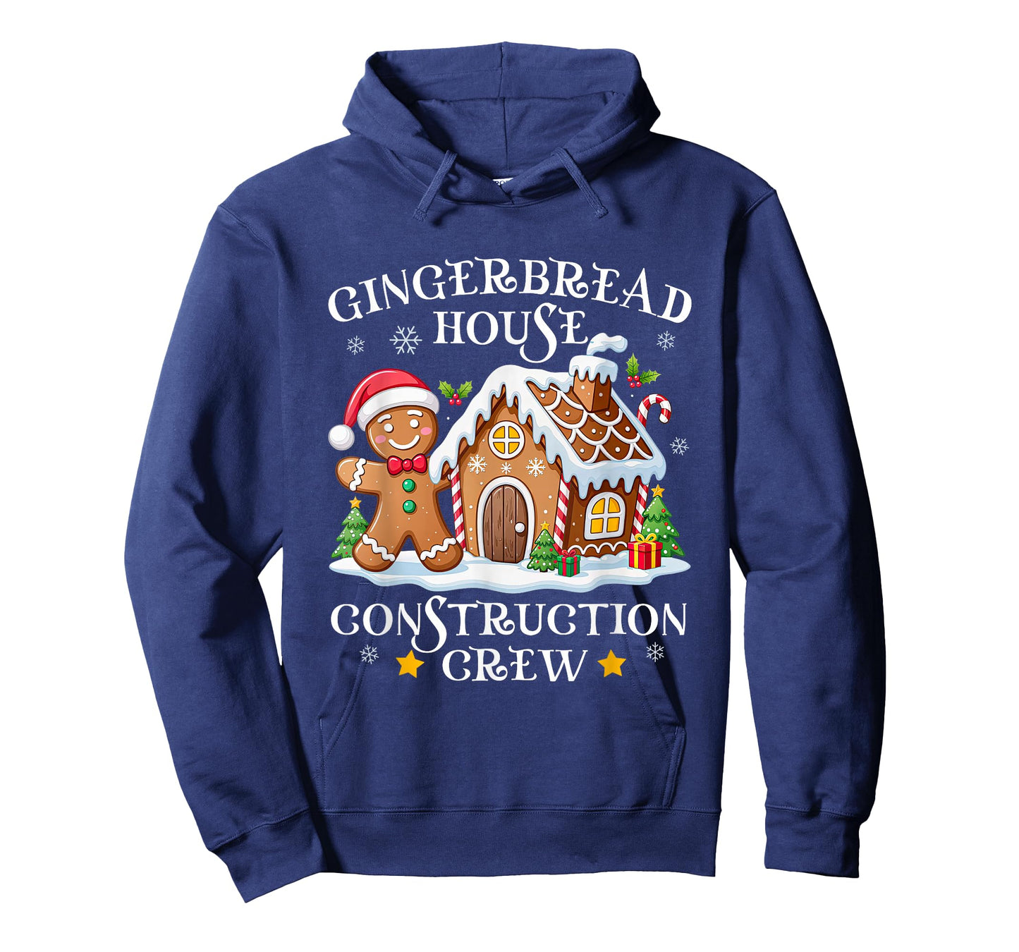 Christmas Gingerbread House Construction Crew Cookie Baking T-Shirt