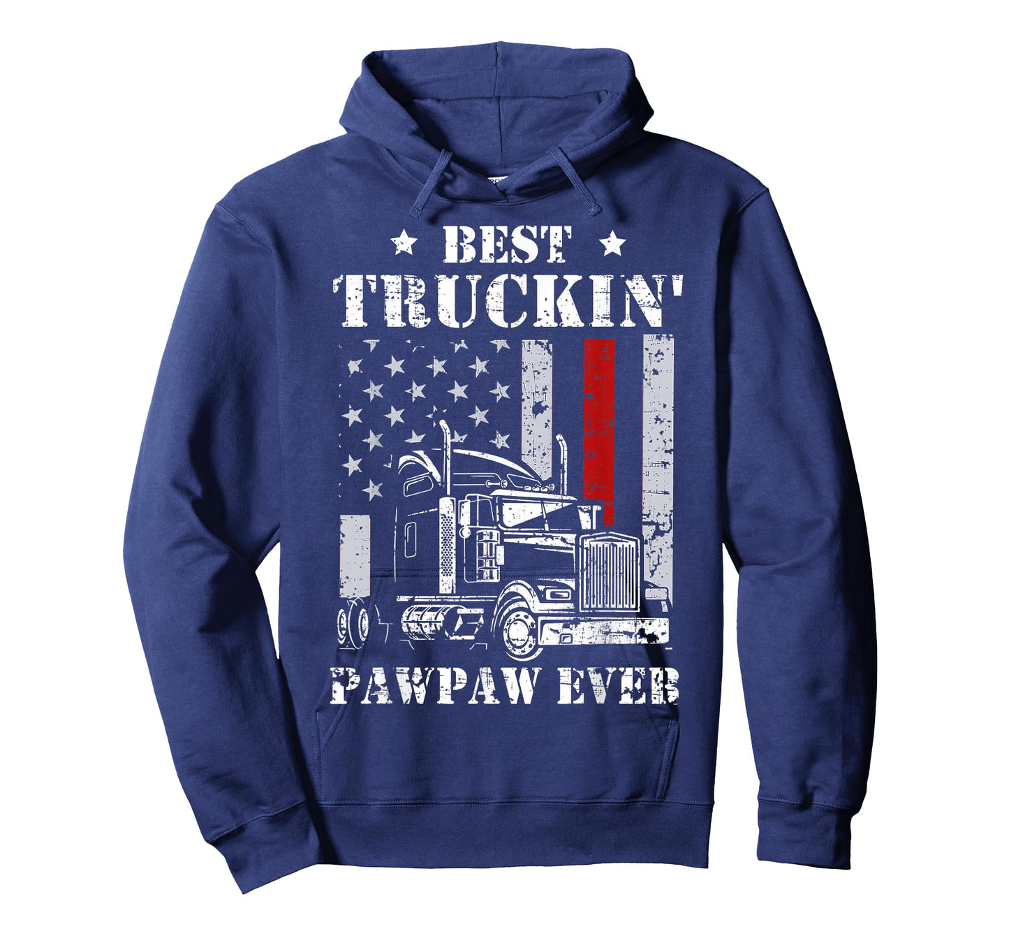 Best Truckin' Pawpaw Ever Flag T-Shirt Father's Day T-Shirt