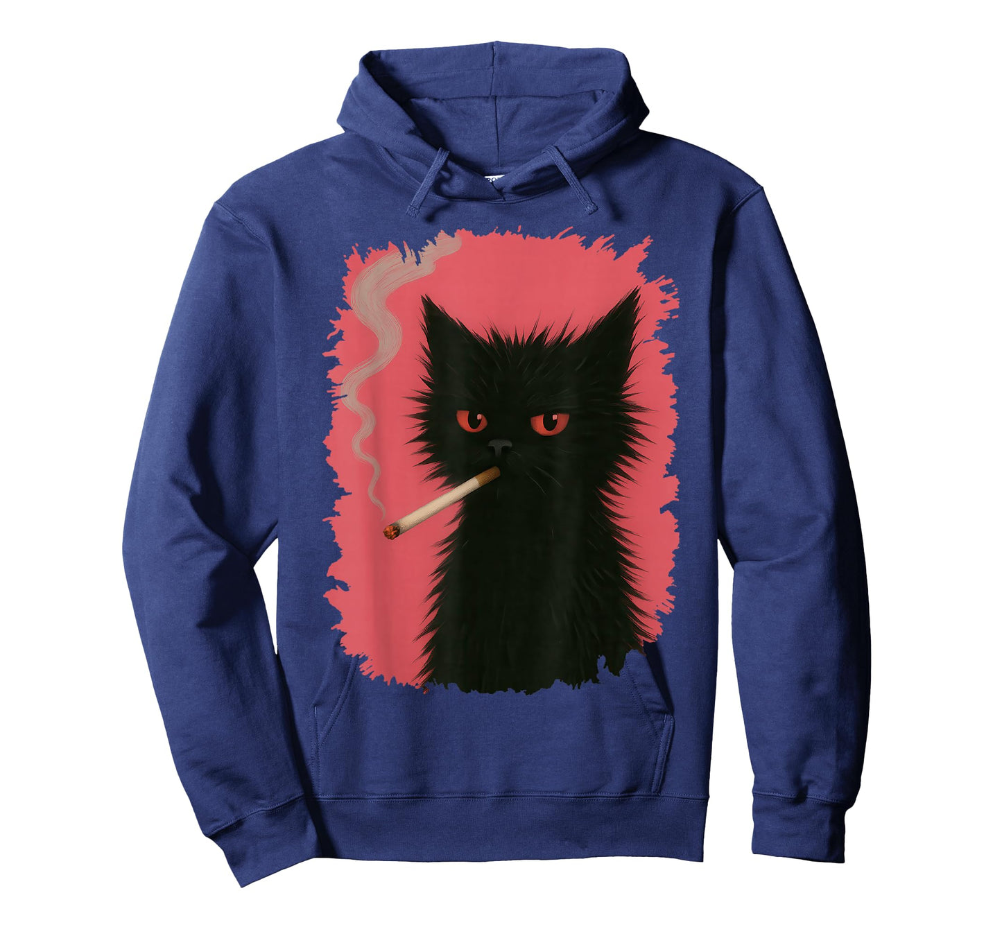 Funny Cat Smoking For Men T-Shirt