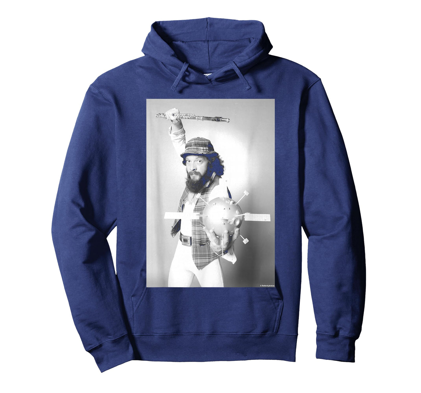 Jethro Tull Vocalist Flautist Ian Anderson by Allan Ballard T-Shirt