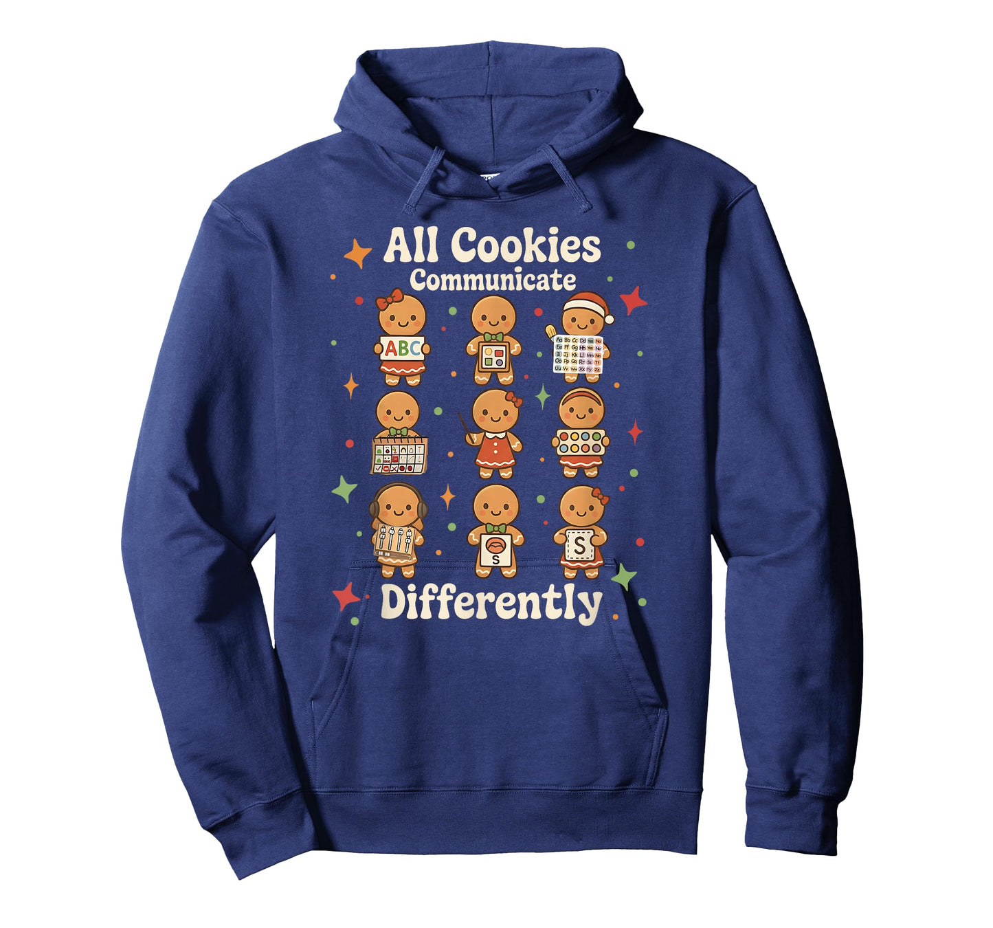 Christmas SPED Teacher All Cookies Communicate Differently T-Shirt