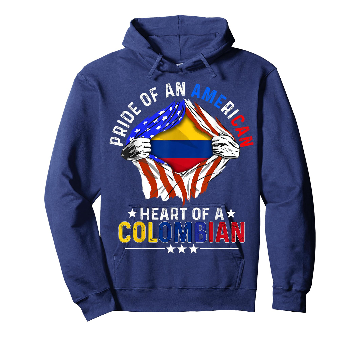 Colombian American America Pride Foreign Colombia Flag T-Shirt