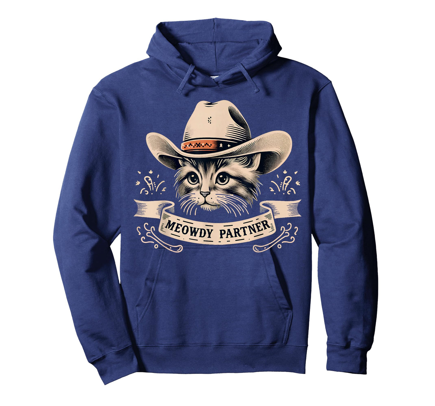 Cat Cowboy Funny Mashup Meowdy Partner Western Countries T-Shirt