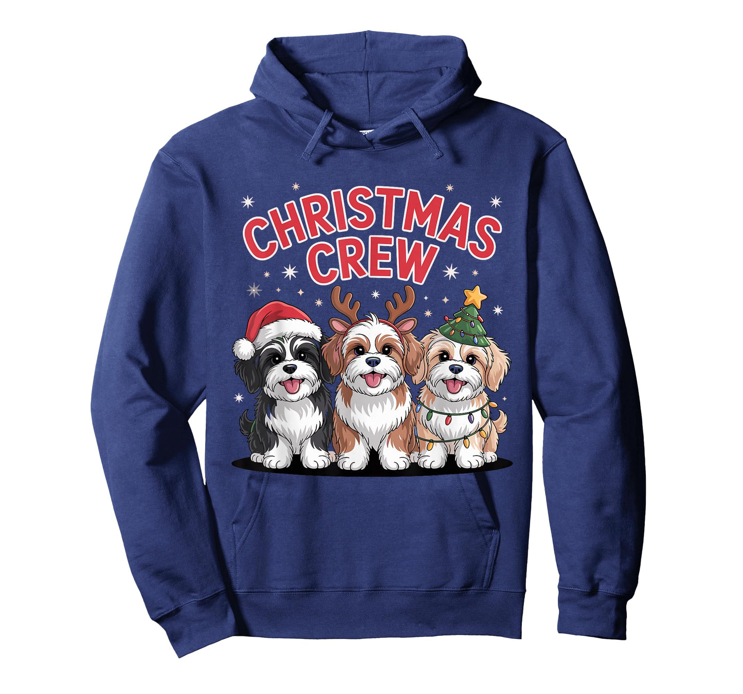 Christmas Crew Xmas Puppy Dog Breed Funny Christmas Havanese T-Shirt