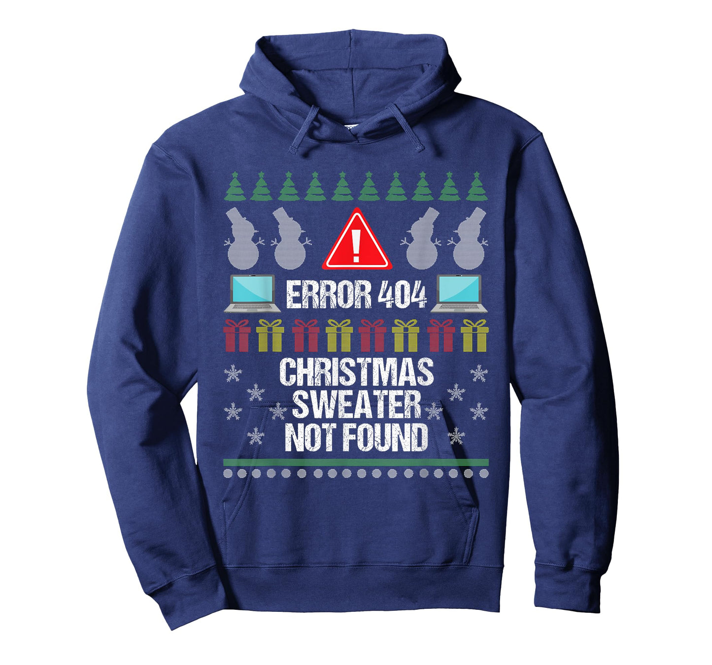 Computer Error 404 Ugly Christmas Sweater Not Found Shirt T-Shirt