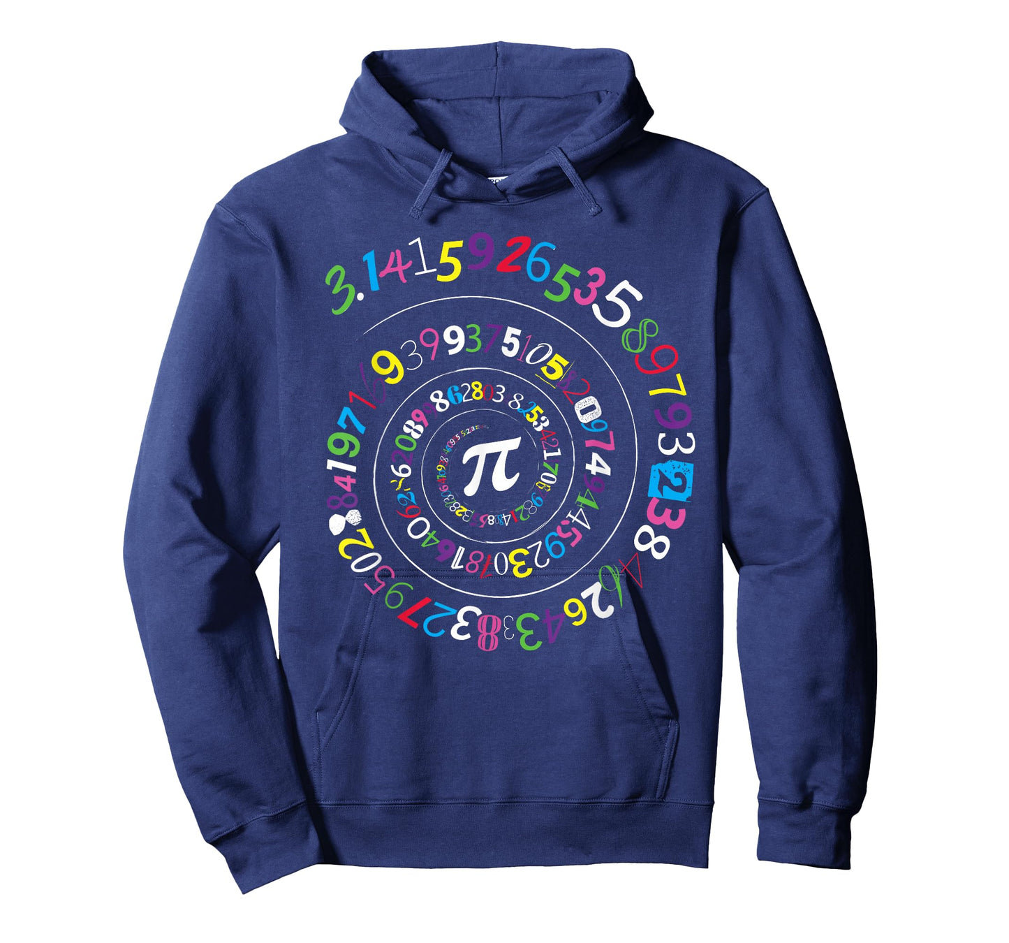 Pi Day Shirt Spiral Pi Color Numbers Teacher Student T-Shirt