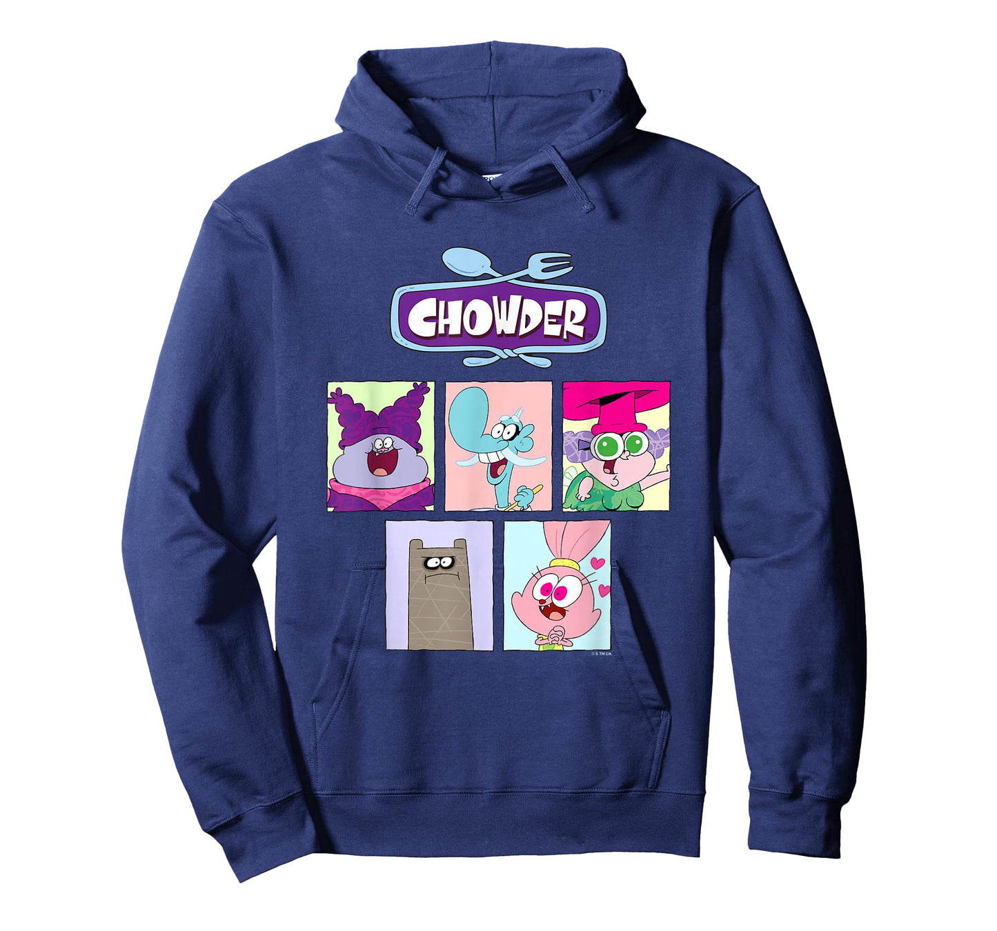 Chowder Main Characters Box Panels Collage T-Shirt