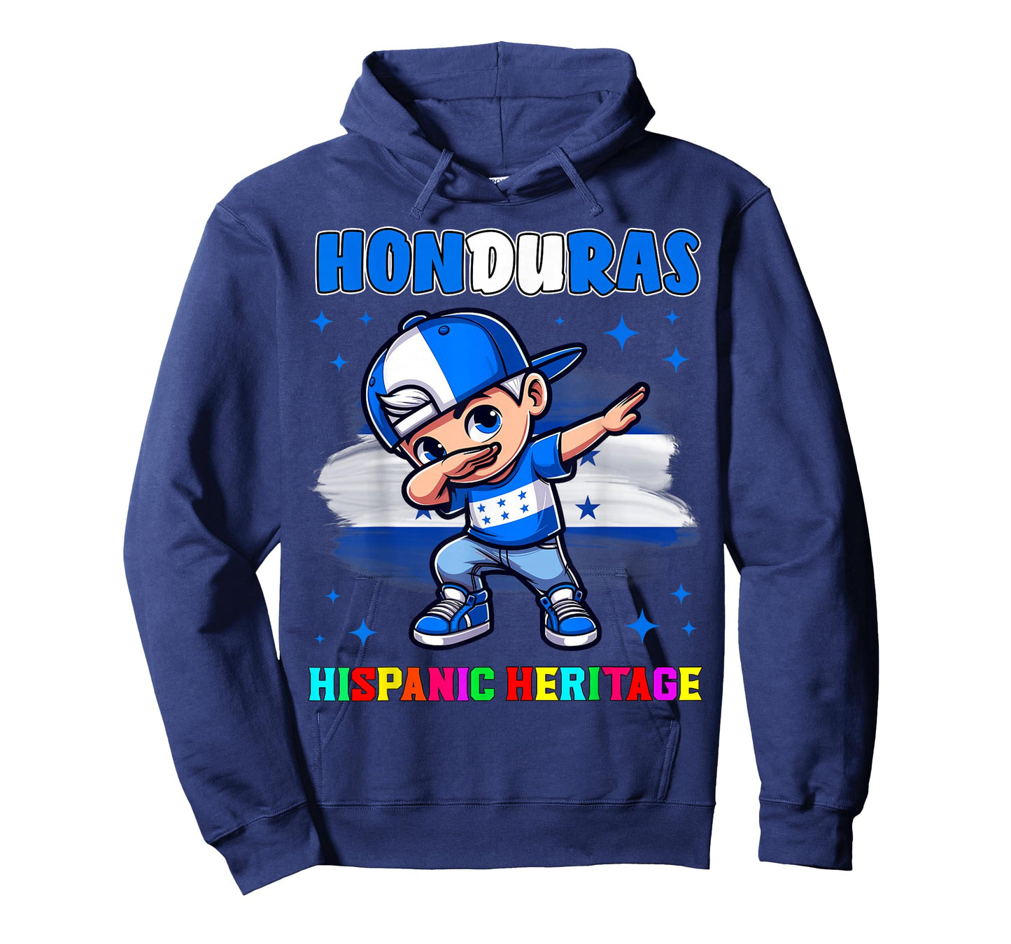 Honduras Dabbing Kid Hispanic Heritage Celebration for Kids T-Shirt