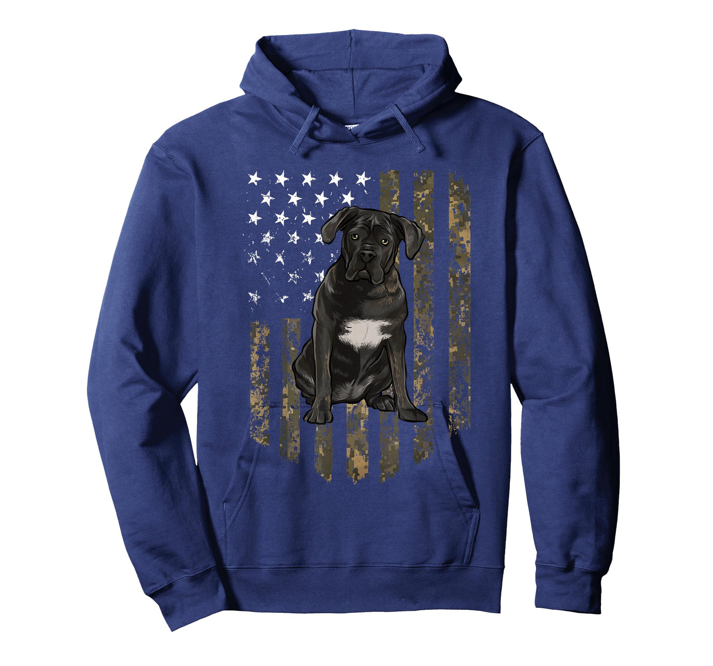 Camo American Flag Cane Corso 4th Of July USA T-Shirt