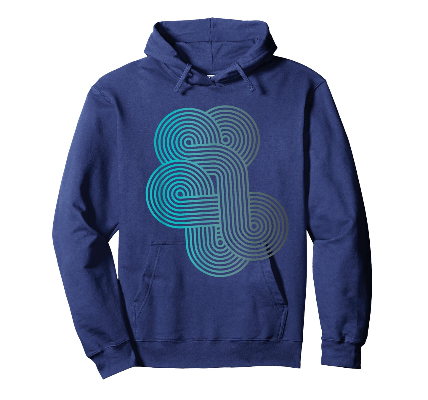 Modern Geometric Line Art Graphic Gradient T-Shirt T-Shirt
