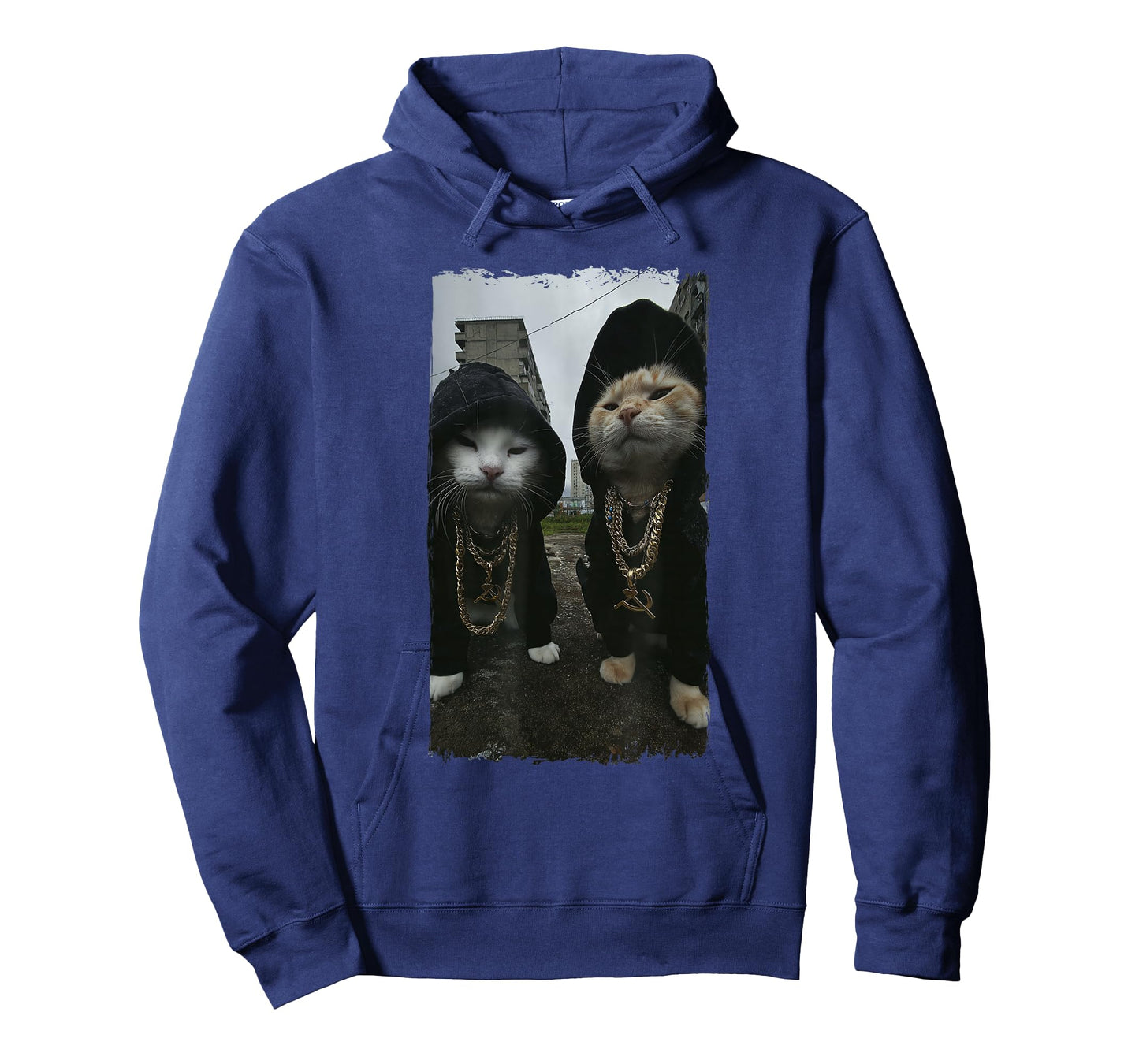 Gangster Cats Streetwear Cool cat Motif Funny T-Shirt