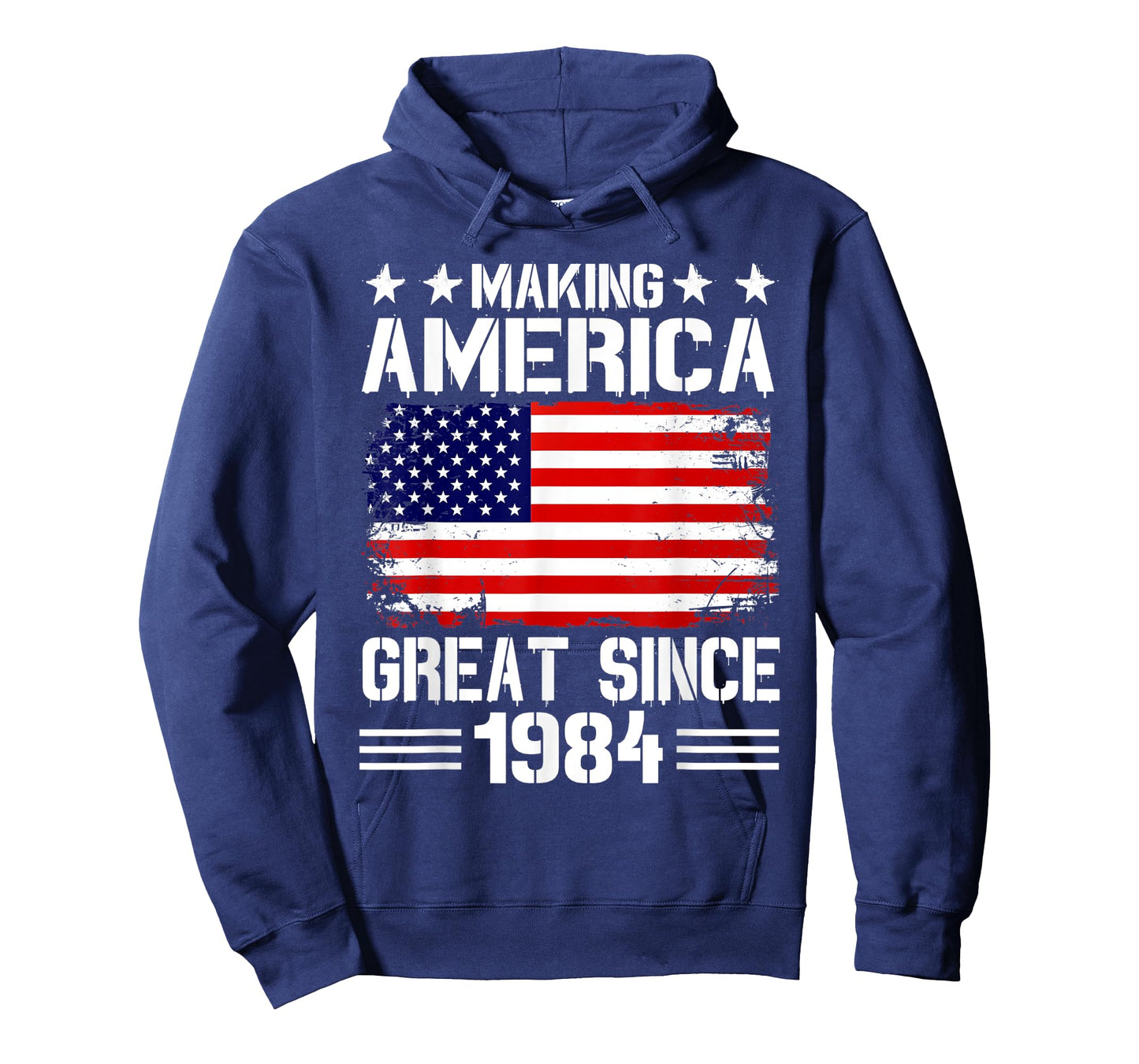 Making America Great Since 1984 Birthday Party American Flag T-Shirt for Women Men