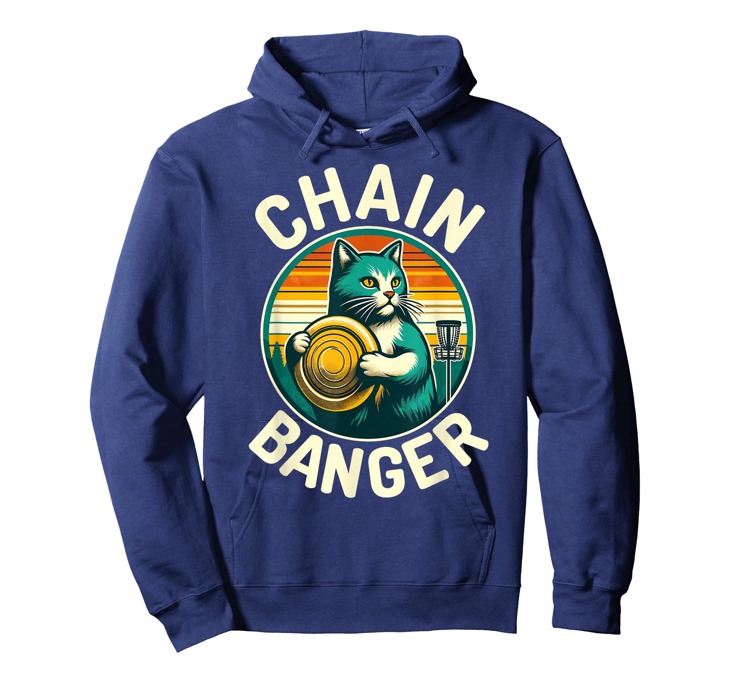 Disc Golfer Cat Chain Banger Disc Golf Player T-Shirt