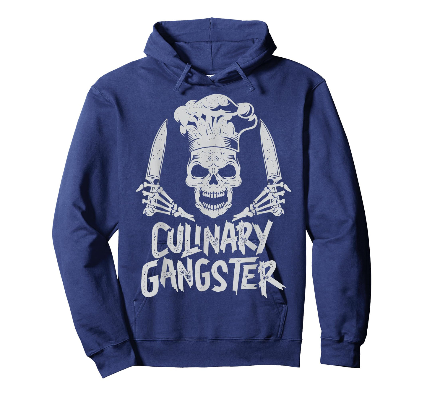 Chef Culinary Gangster Men Women Cook Skull Cooking Knife T-Shirt